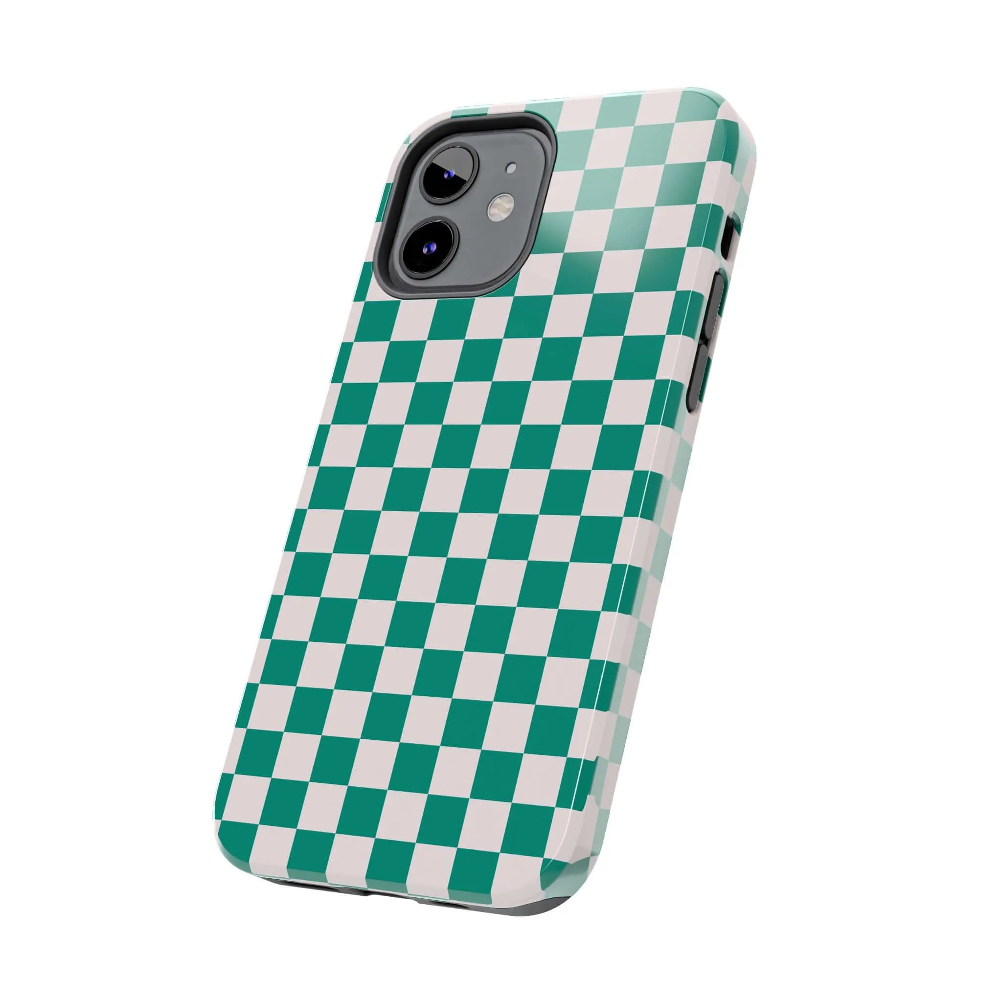 Effortlessly Chic | Green Checkered Case