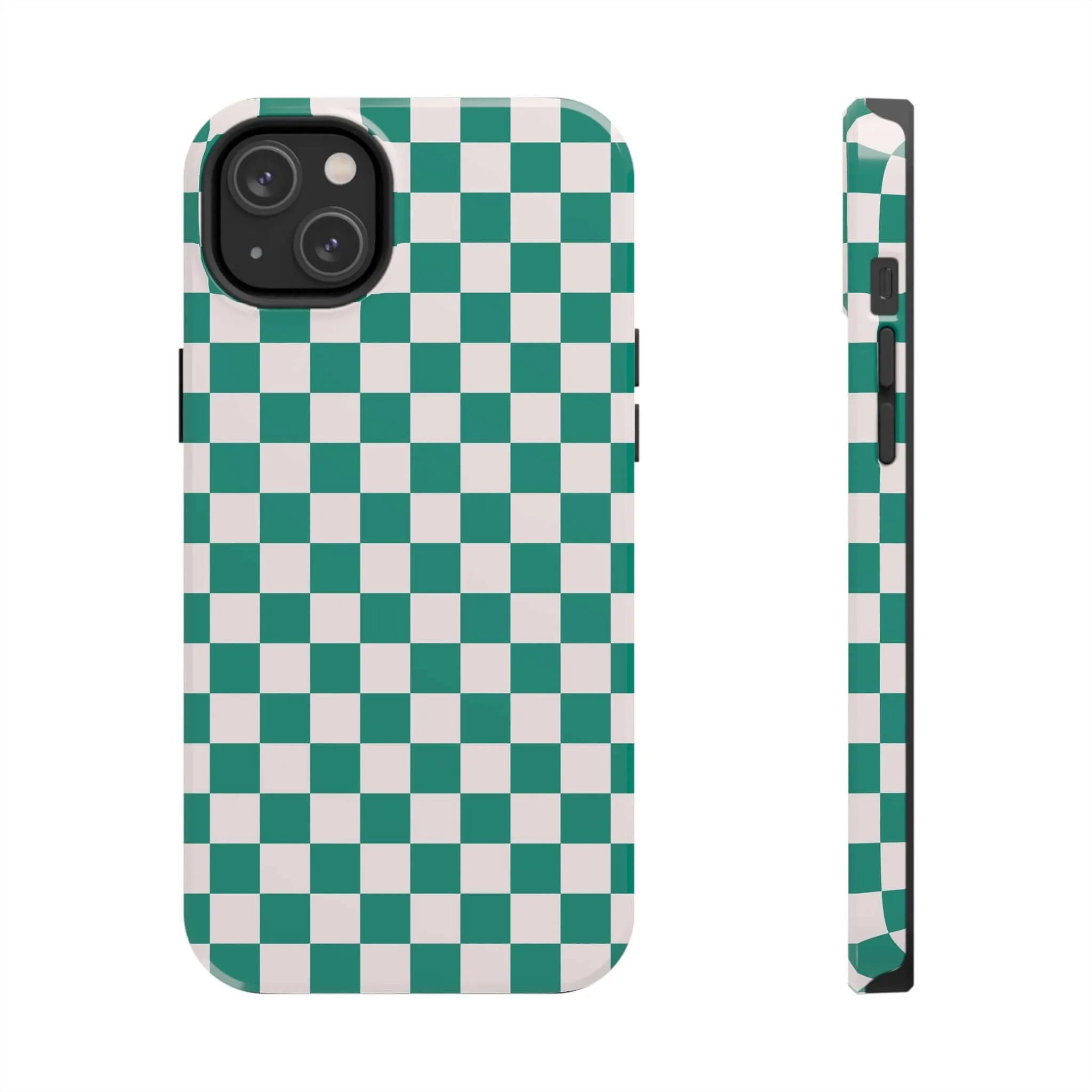 Effortlessly Chic | Green Checkered Case