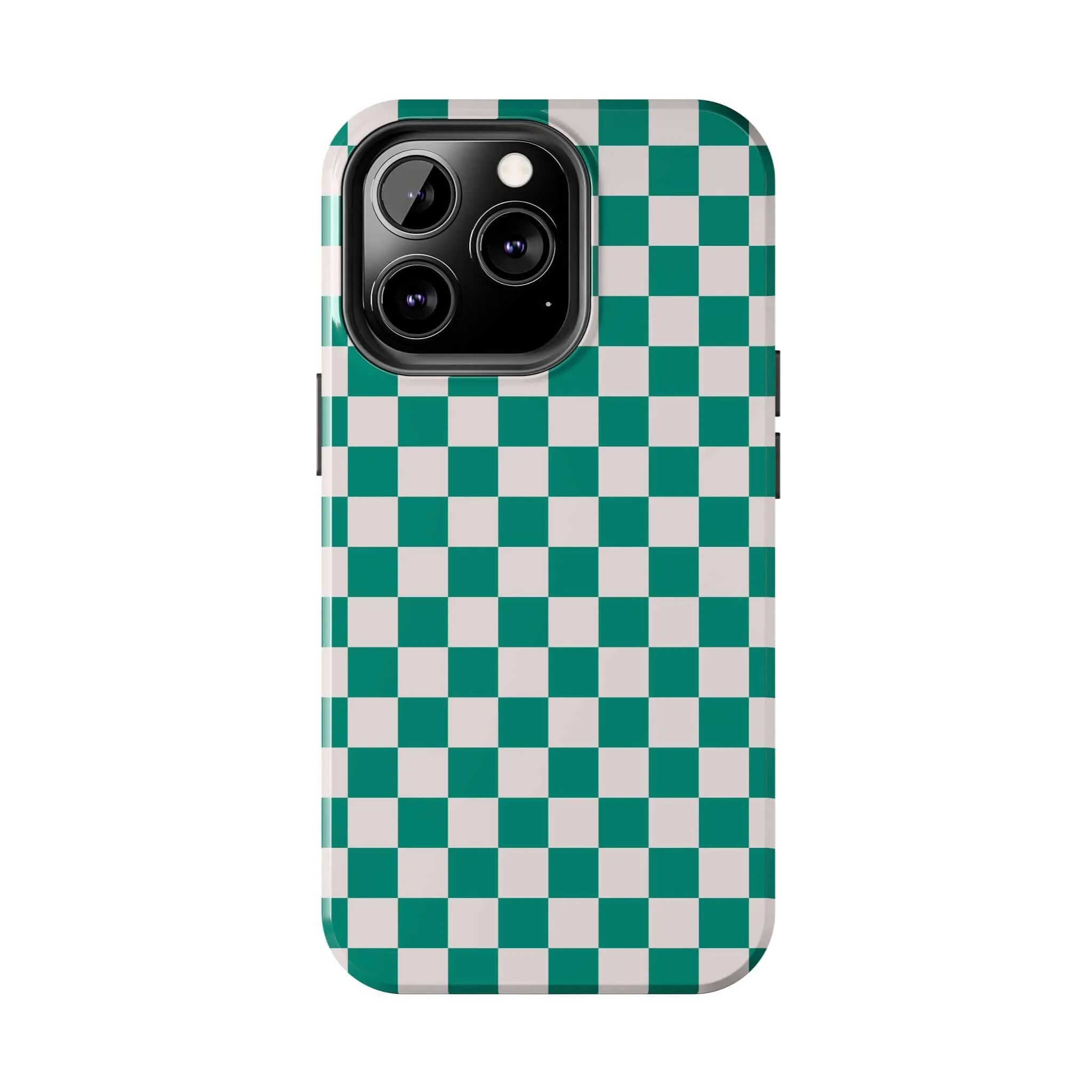 Effortlessly Chic | Green Checkered Case