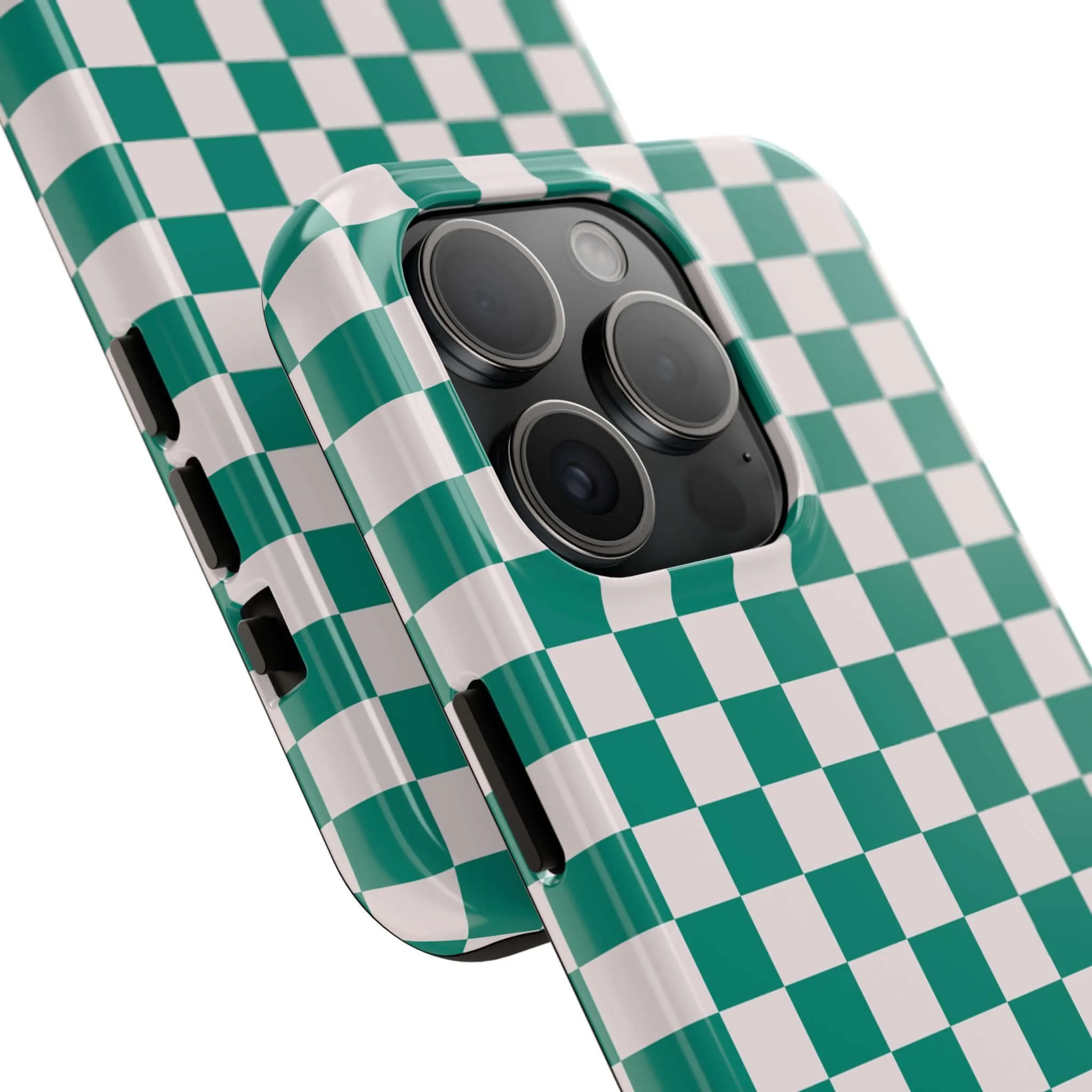 Effortlessly Chic | Green Checkered Case