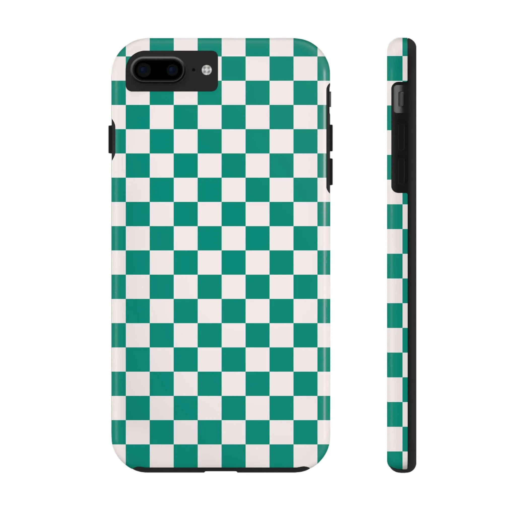 Effortlessly Chic | Green Checkered Case
