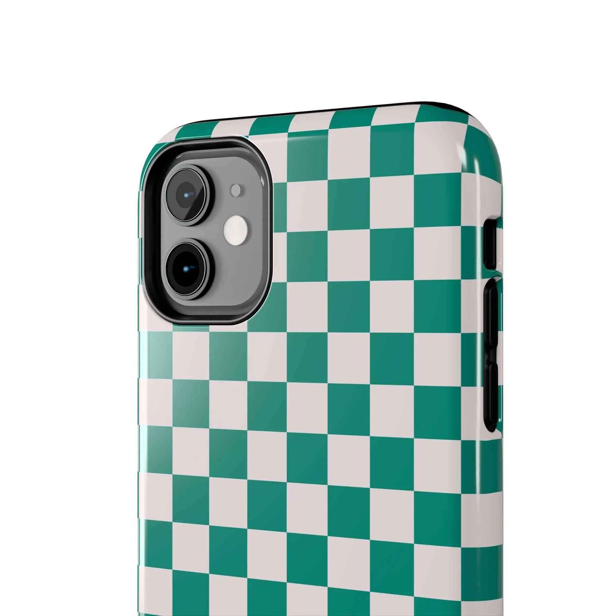 Effortlessly Chic | Green Checkered Case