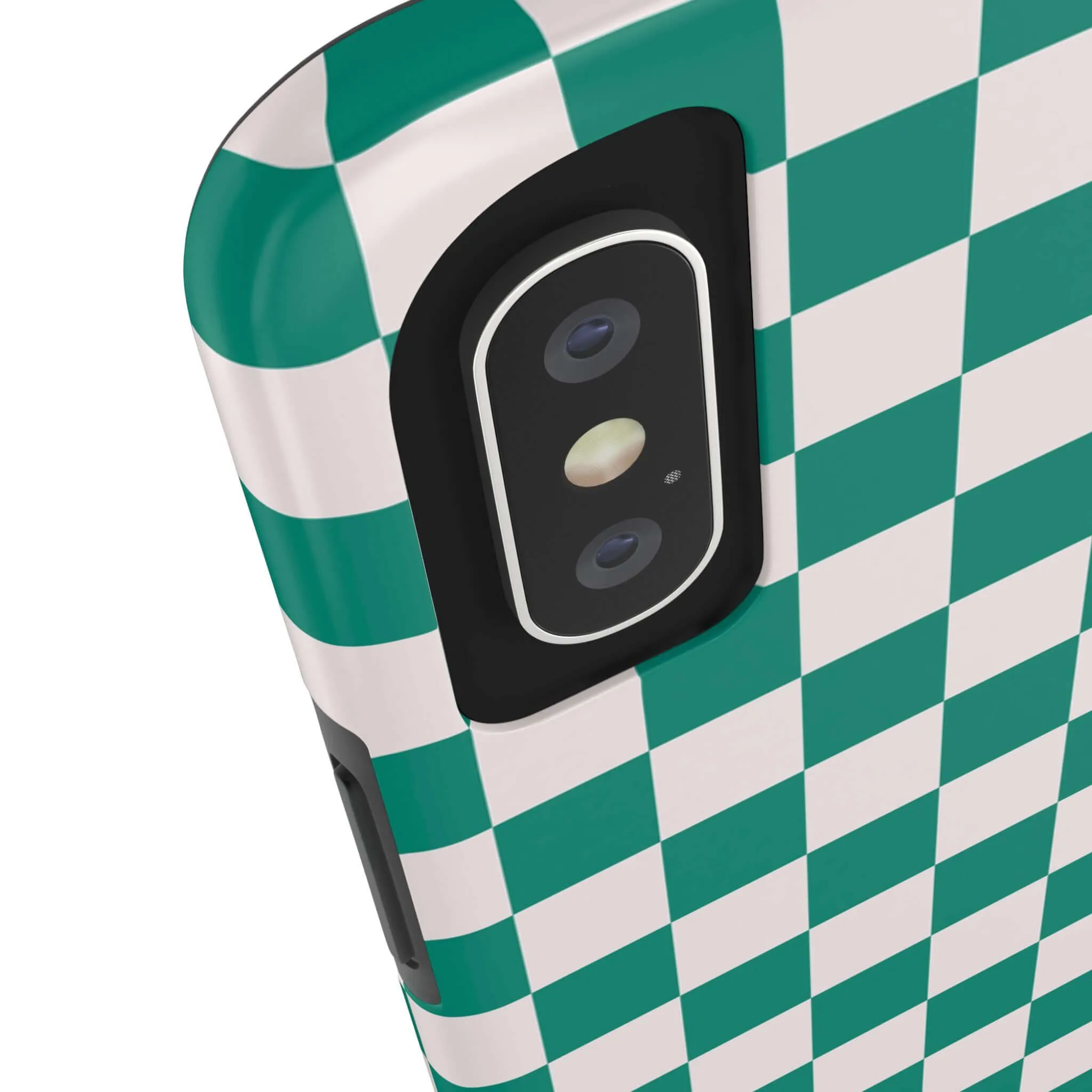 Effortlessly Chic | Green Checkered Case