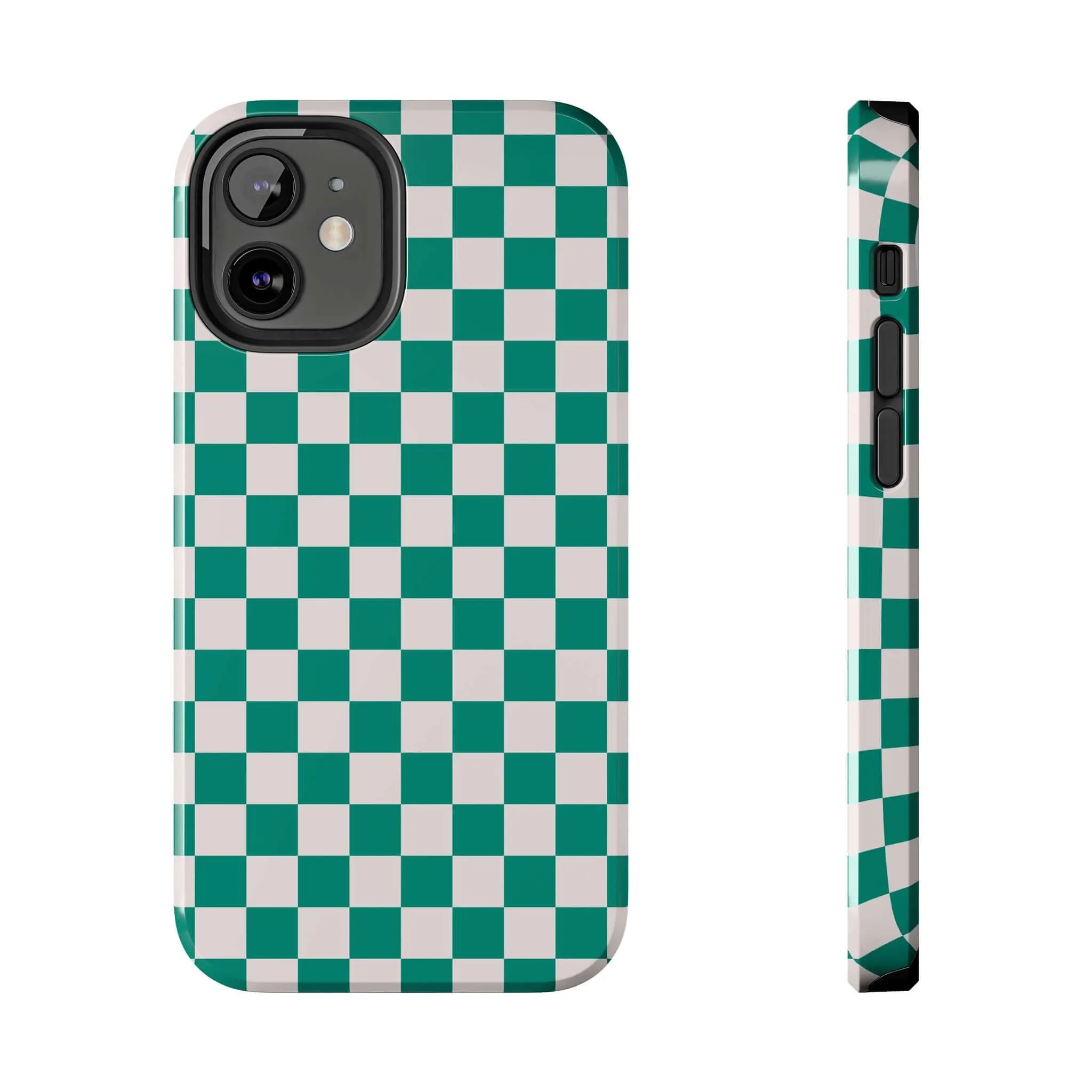 Effortlessly Chic | Green Checkered Case
