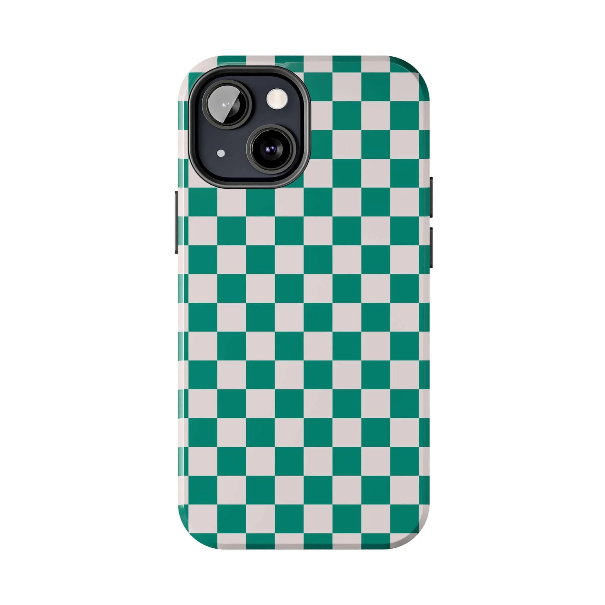 Effortlessly Chic | Green Checkered Case
