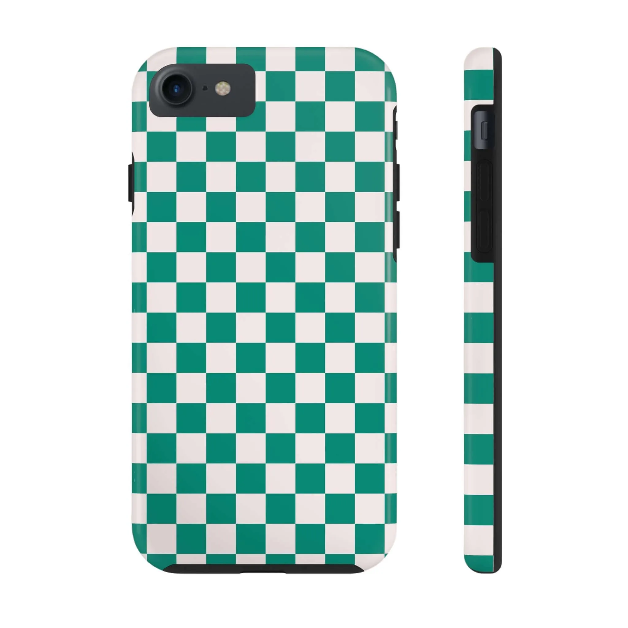 Effortlessly Chic | Green Checkered Case