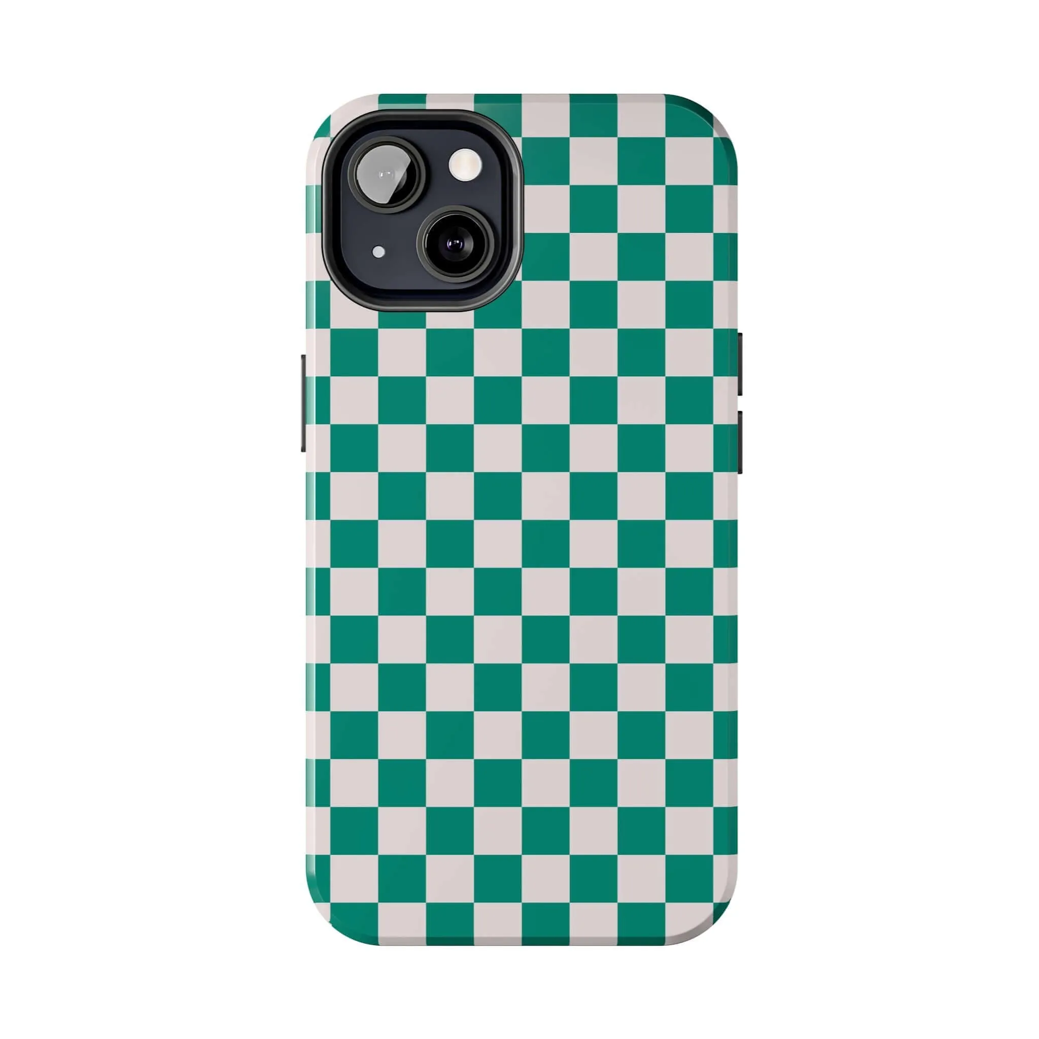 Effortlessly Chic | Green Checkered Case