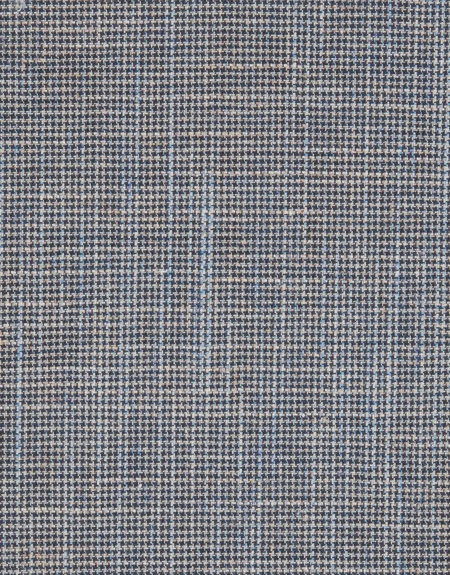 Evans Light Grey Dogstooth Trouser