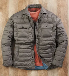 Faherty Atmosphere Quilted Lightweight Shirt Jacket
