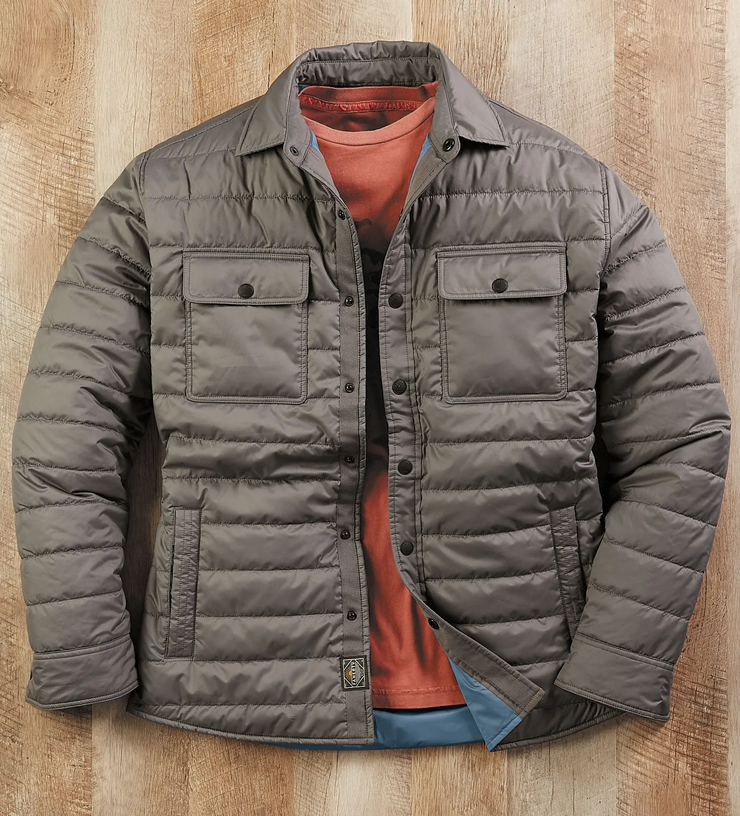 Faherty Atmosphere Quilted Lightweight Shirt Jacket