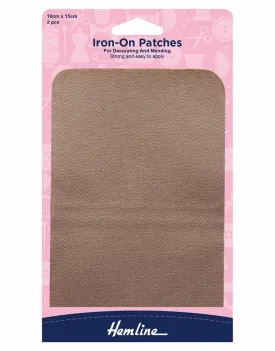 Fawn Iron On Patches, Hemline 2 Pcs