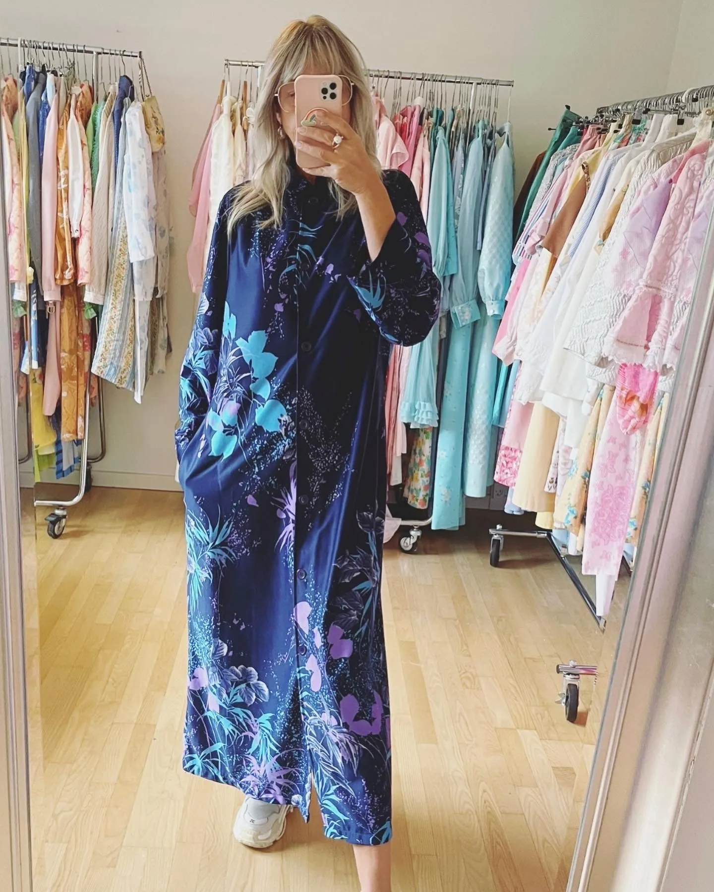 Floral Print Robe