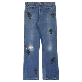 Gallery Dept. x Chrome Hearts Reworked Cross Jeans Indigo (Pre-Owned)