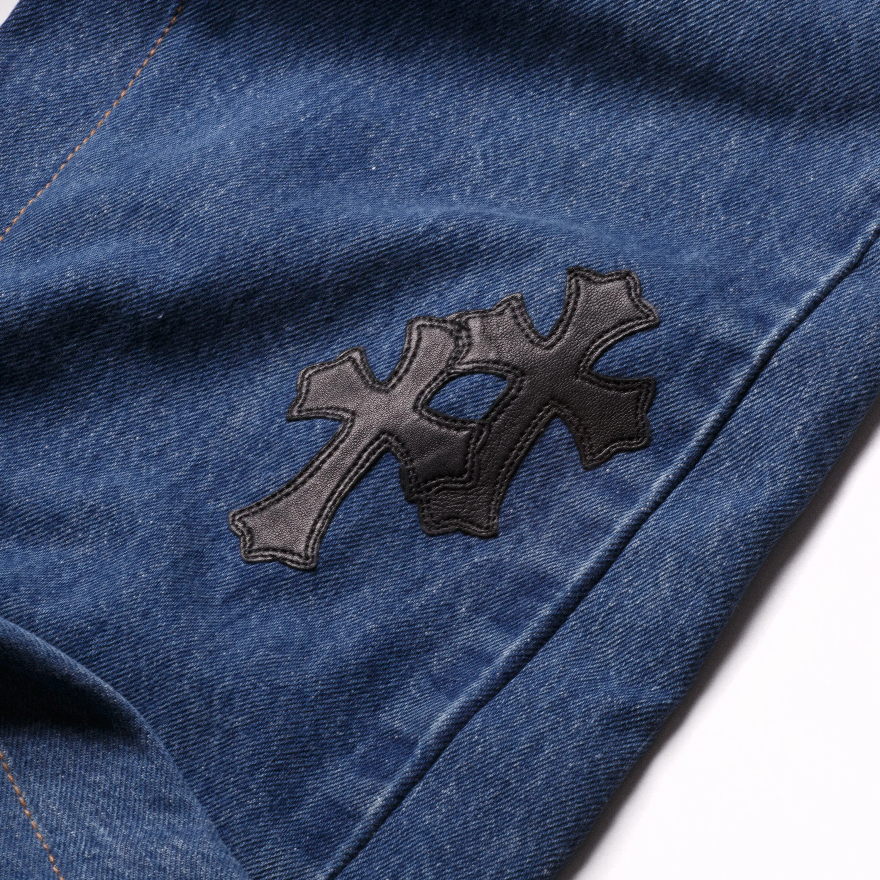 Gallery Dept. x Chrome Hearts Reworked Cross Jeans Indigo (Pre-Owned)