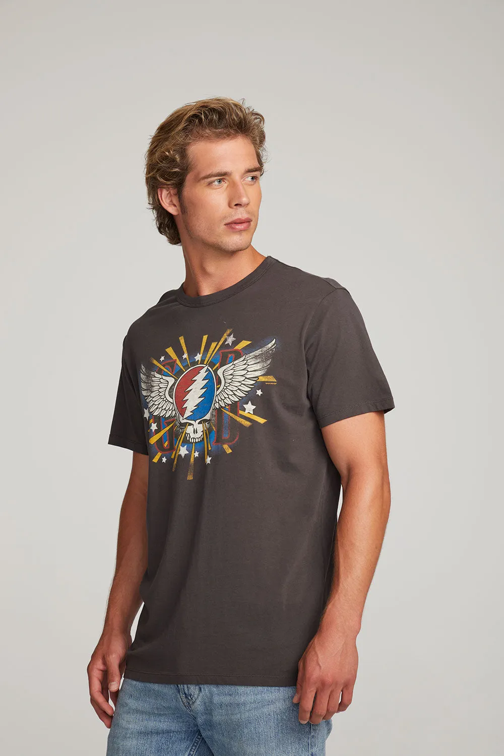 Grateful Dead Skull & Wings Mens Tee