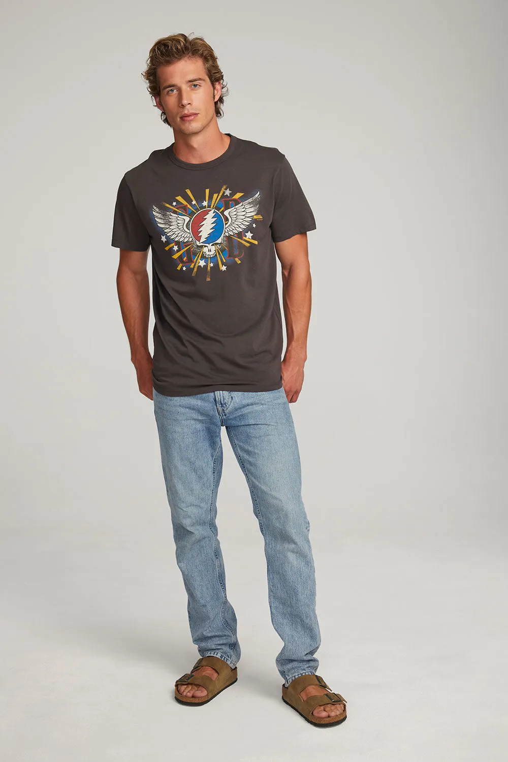 Grateful Dead Skull & Wings Mens Tee
