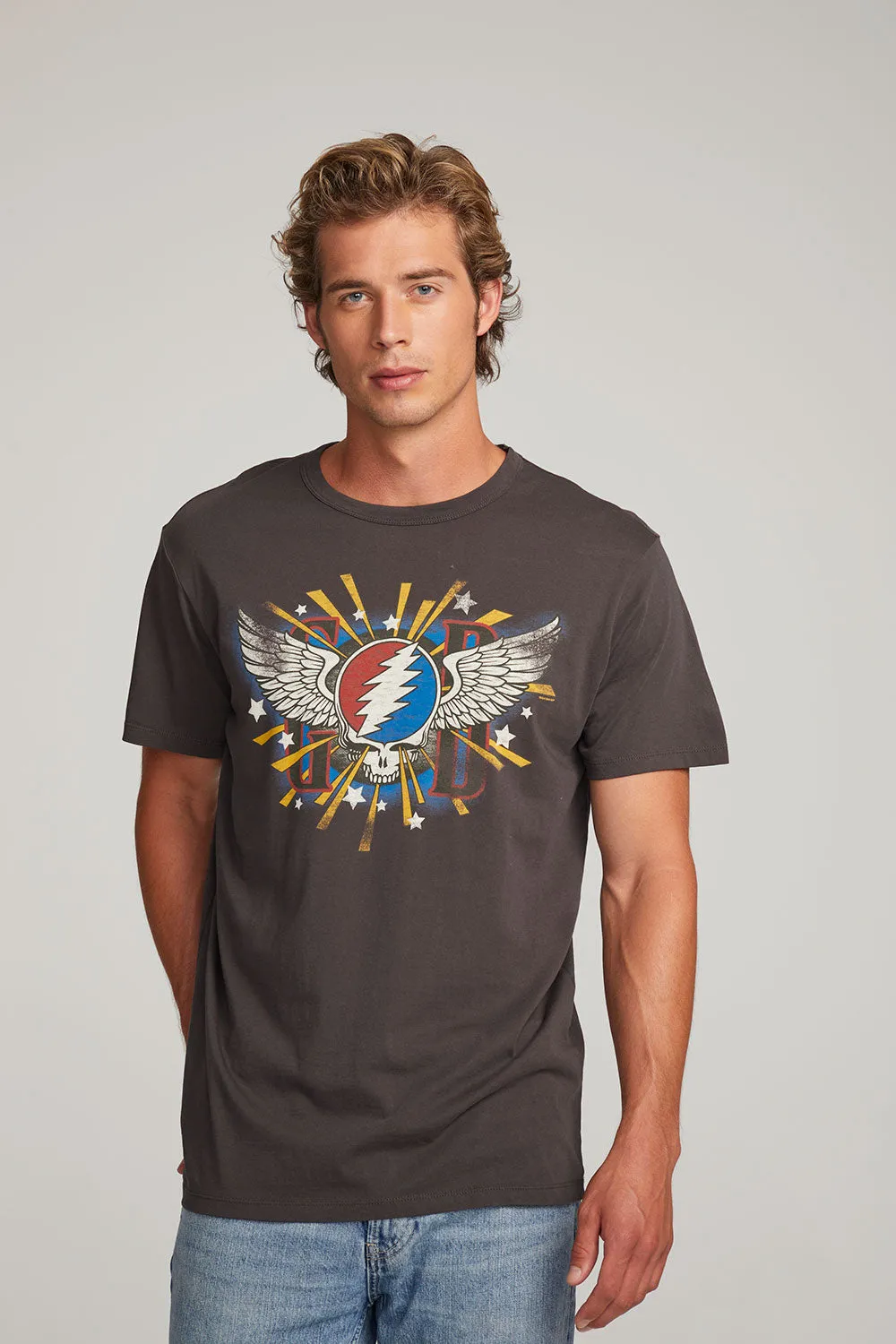 Grateful Dead Skull & Wings Mens Tee