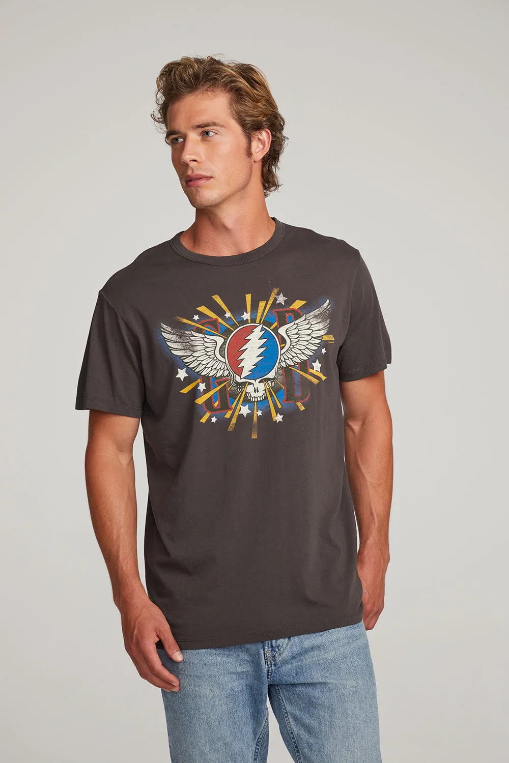 Grateful Dead Skull & Wings Mens Tee