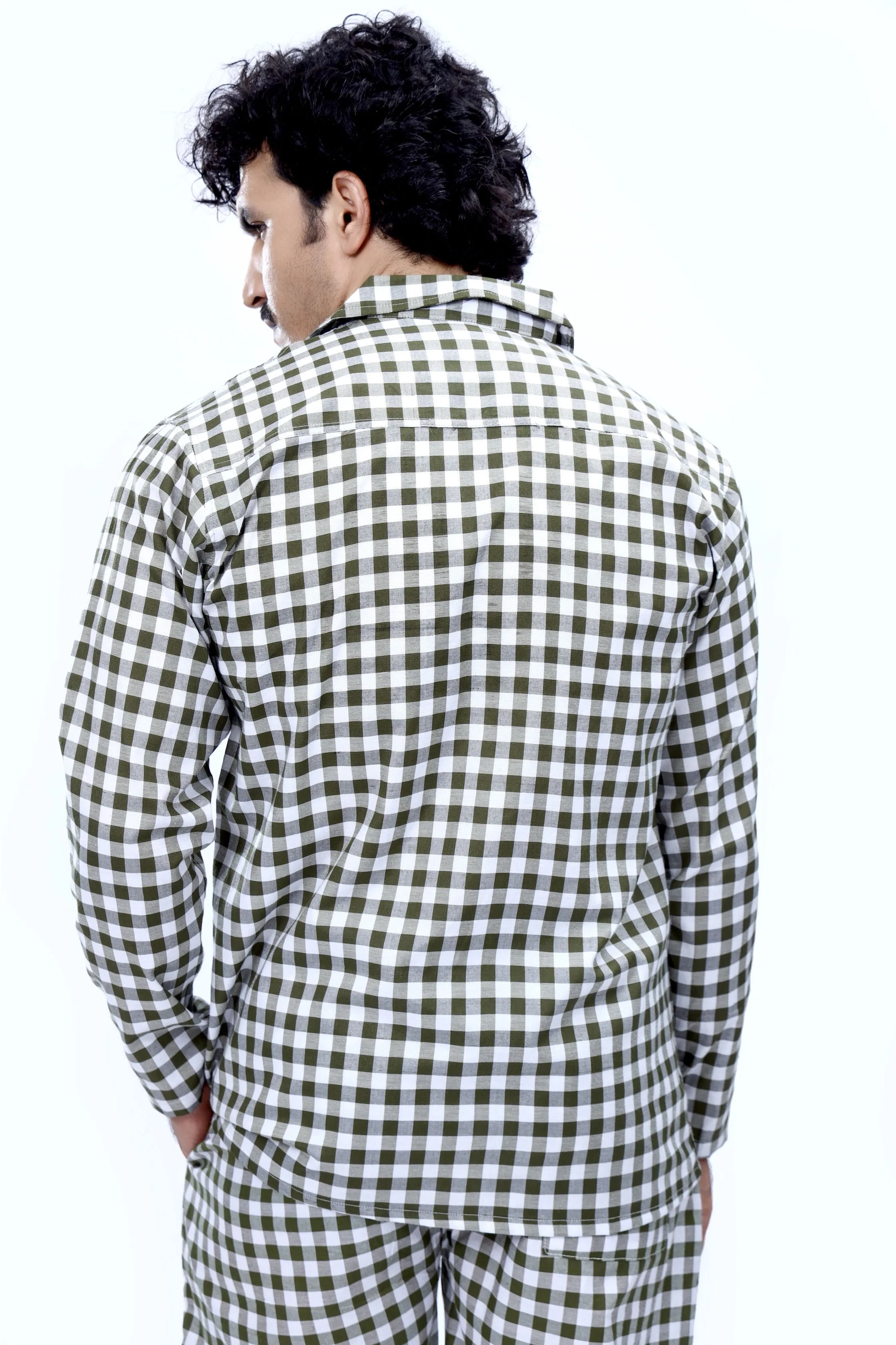 Green Check Nightsuit