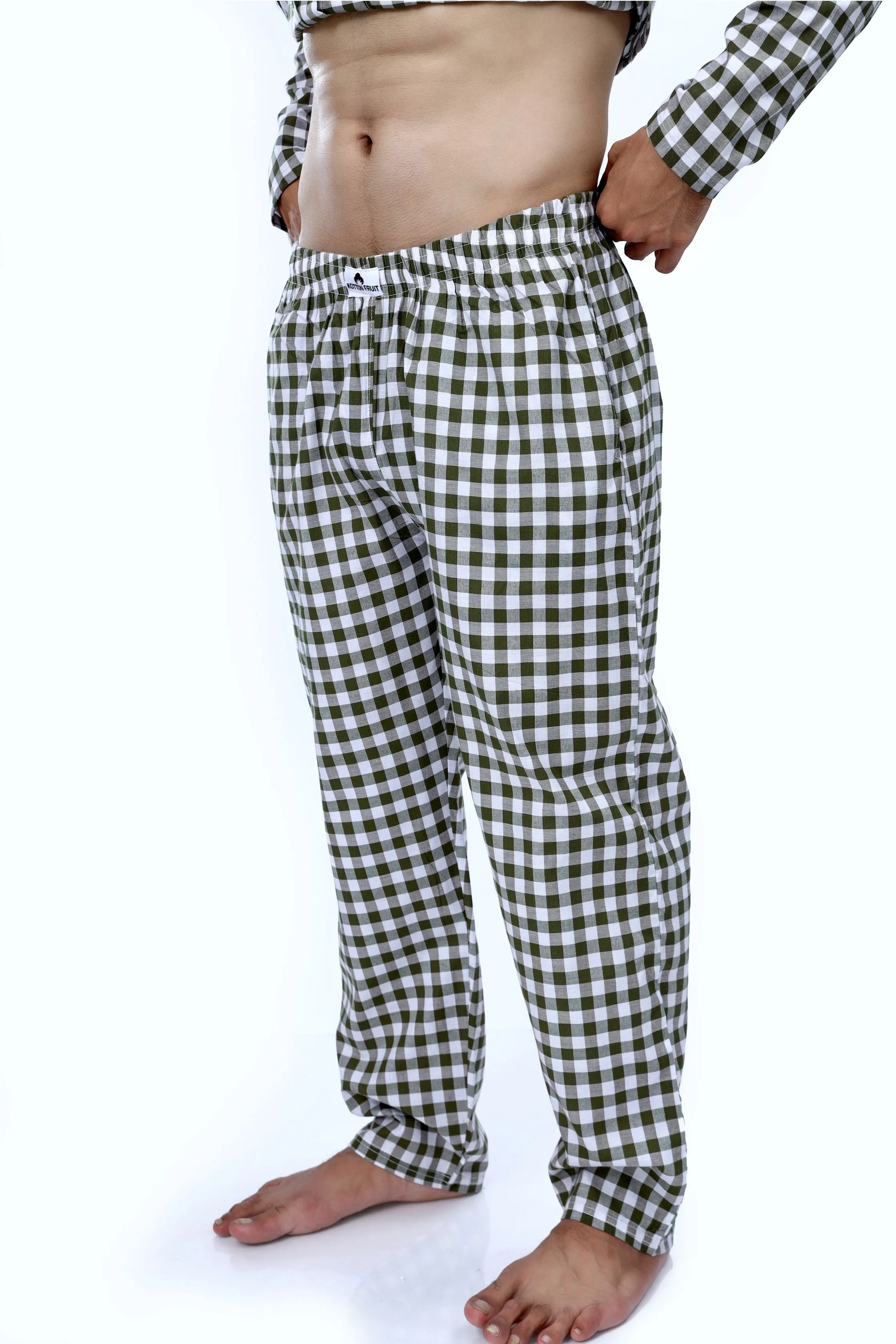 Green Check Nightsuit