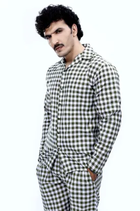 Green Check Nightsuit