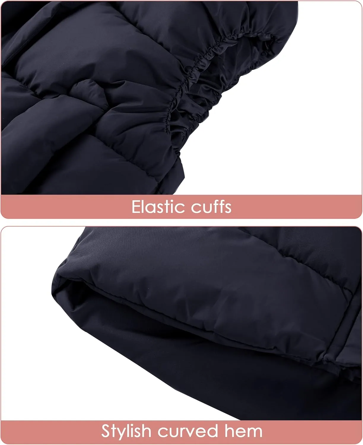 Happy Cherry Kids Boys Girls Puffer Vest Winter Down Sleeveless Jacket Padded Warm Coat