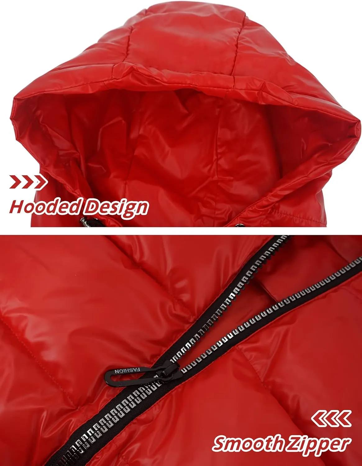 Happy Cherry Kids Down Jacket Hooded Vest Winter Jacket for Boys Hoodies Padded Jackets Girls Outwear Coat 3-14 Years