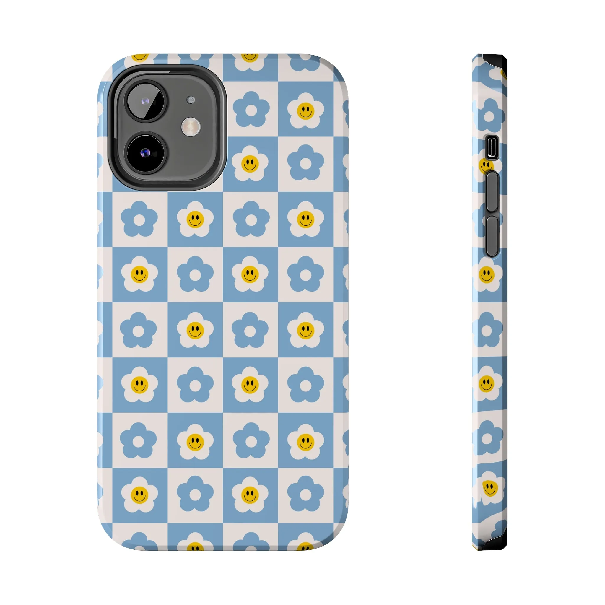 Happy Daisies | Checkered Flower Case
