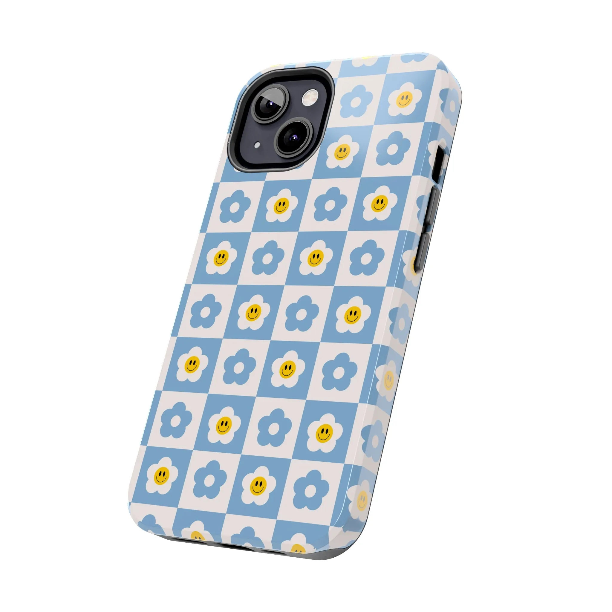Happy Daisies | Checkered Flower Case