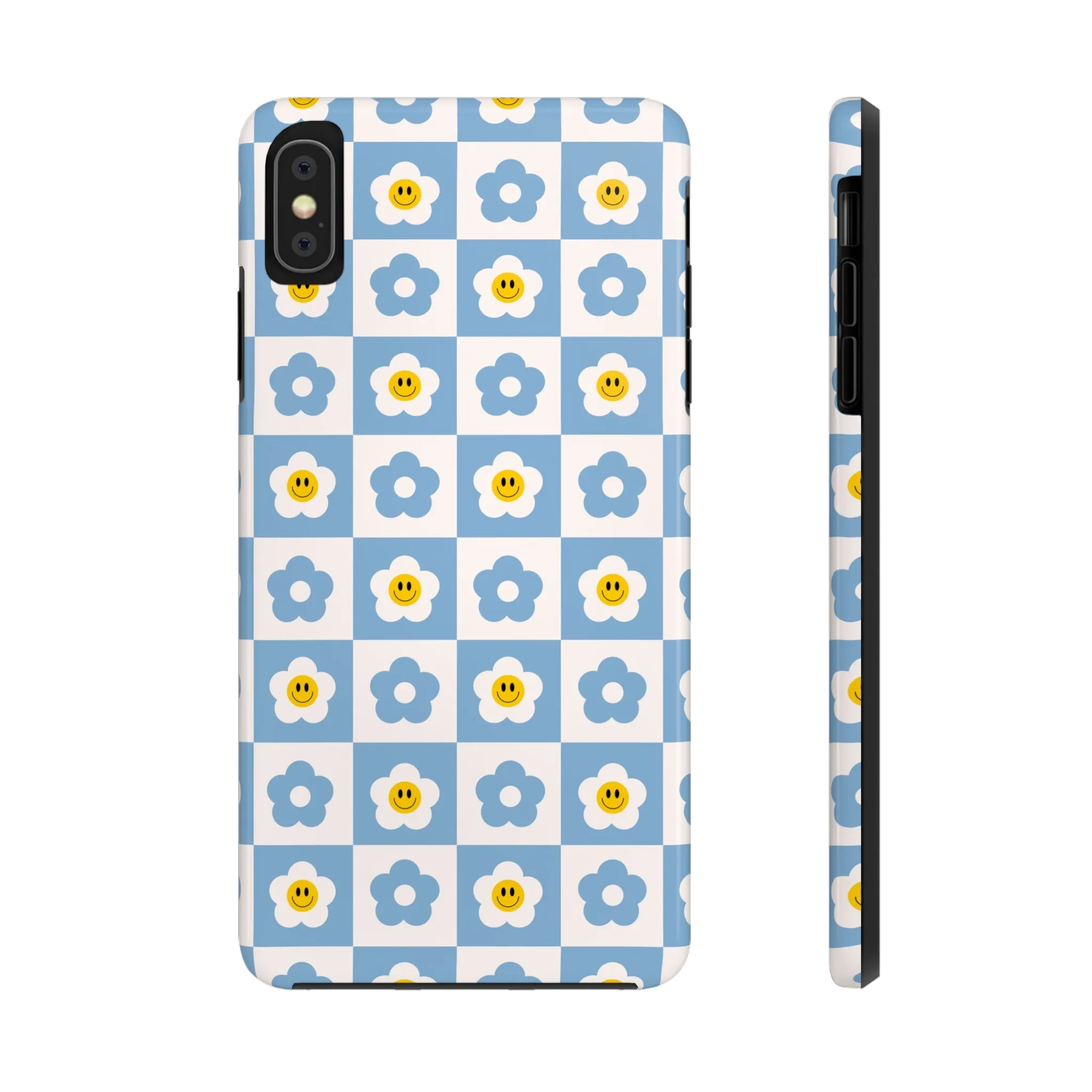 Happy Daisies | Checkered Flower Case
