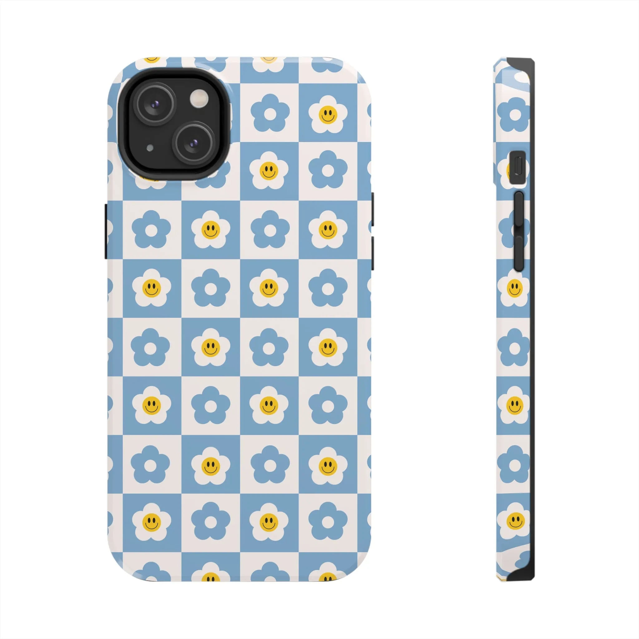Happy Daisies | Checkered Flower Case