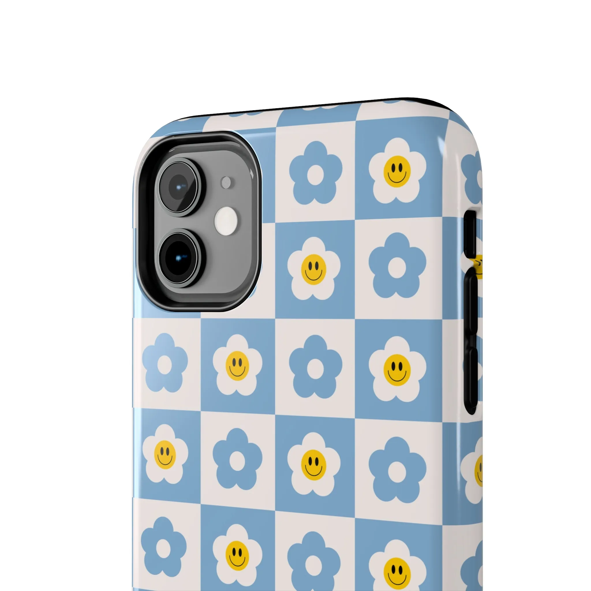 Happy Daisies | Checkered Flower Case