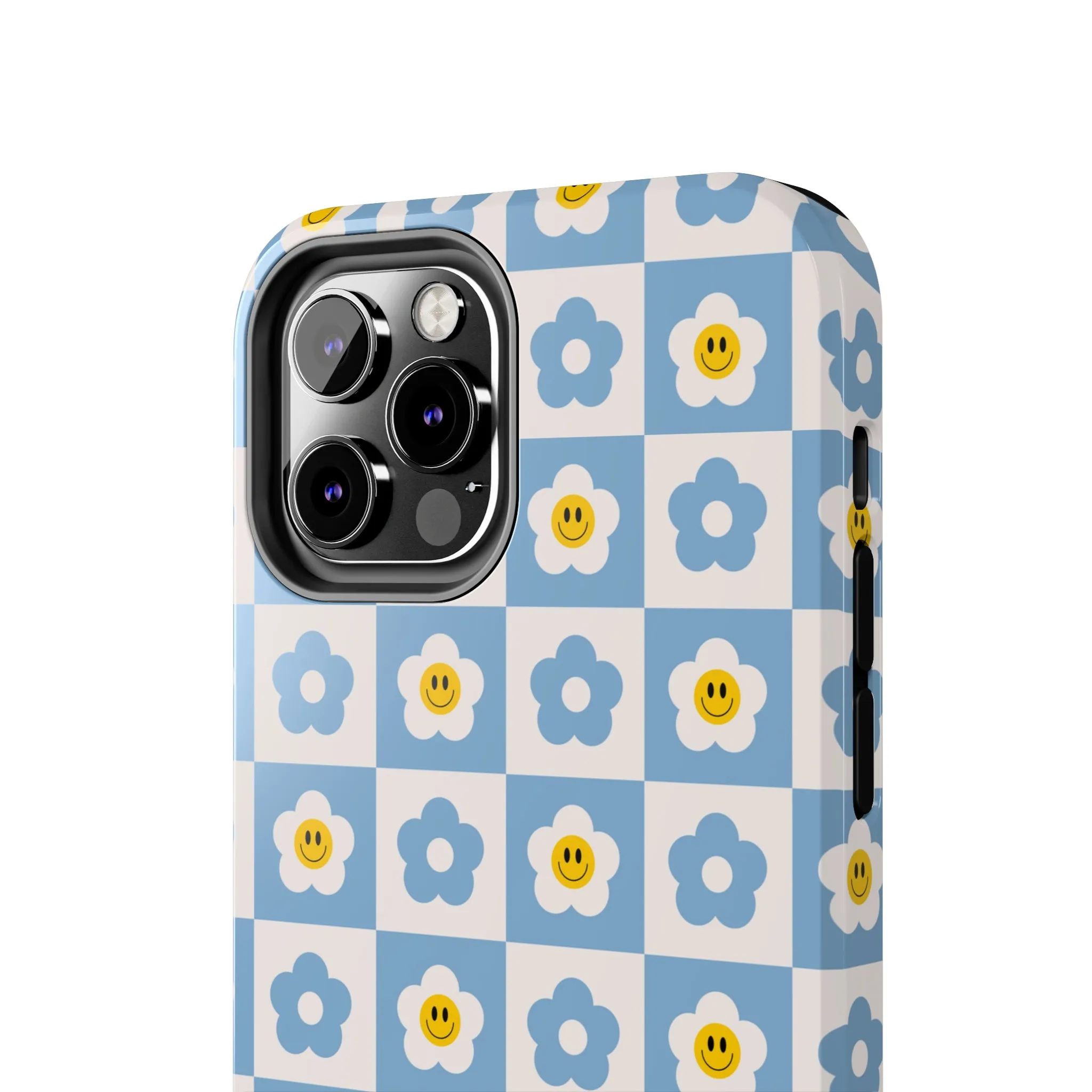 Happy Daisies | Checkered Flower Case