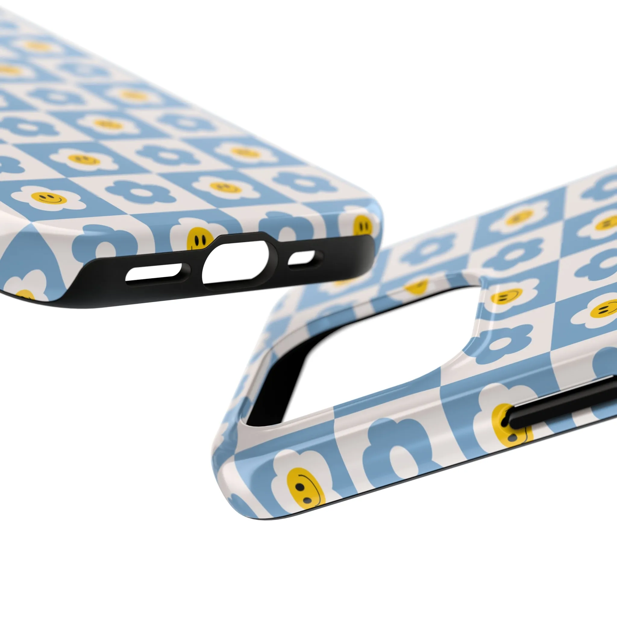 Happy Daisies | Checkered Flower Case