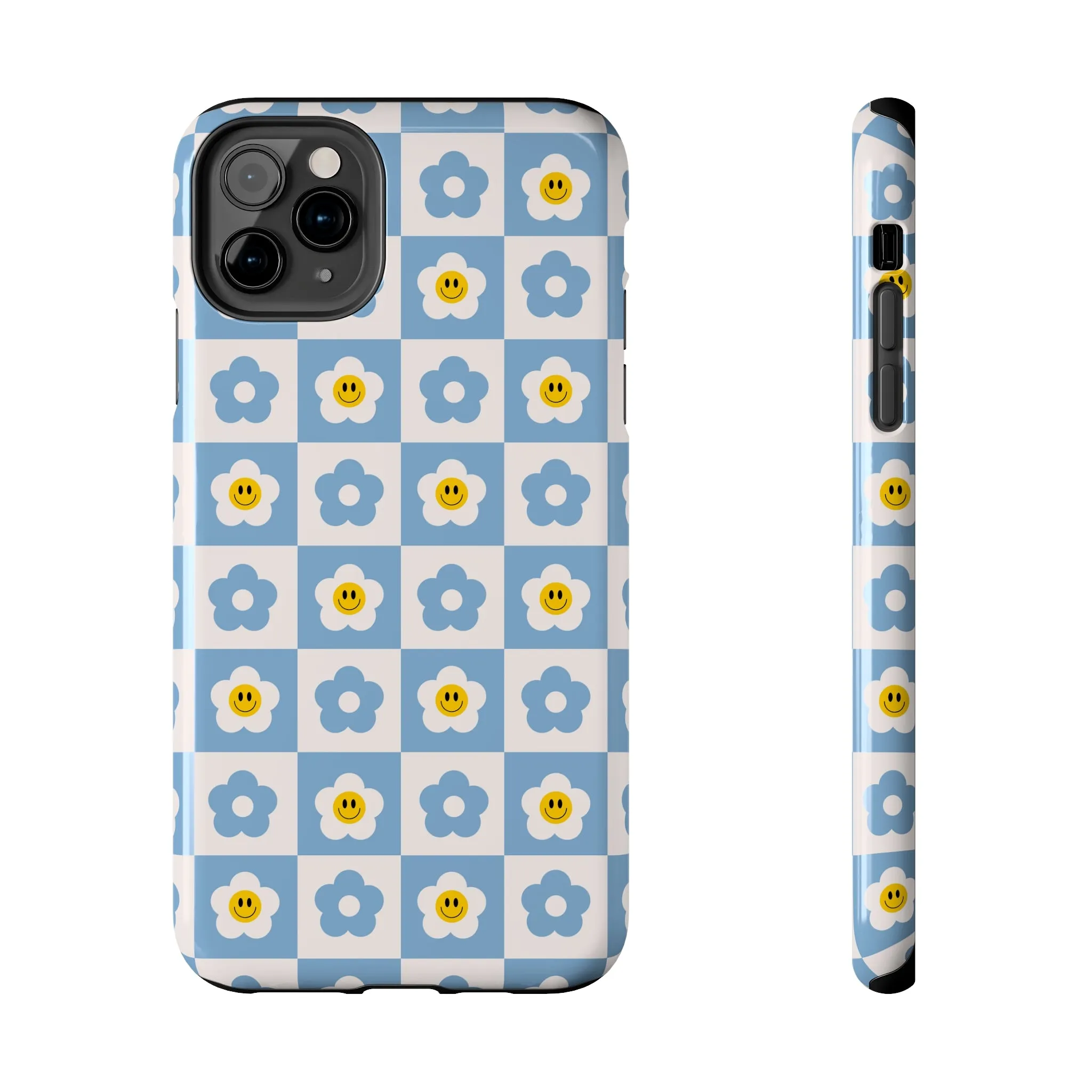 Happy Daisies | Checkered Flower Case