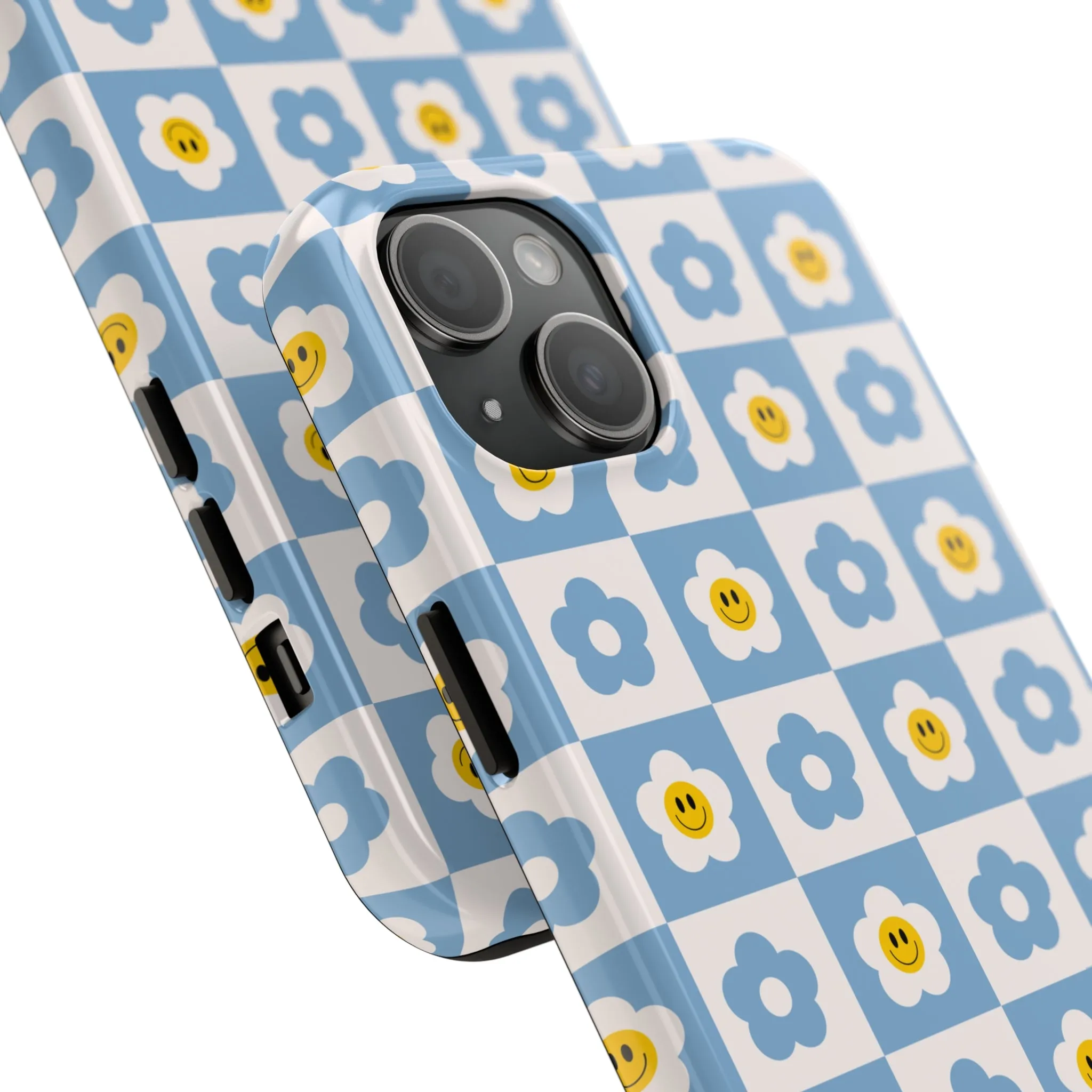 Happy Daisies | Checkered Flower Case
