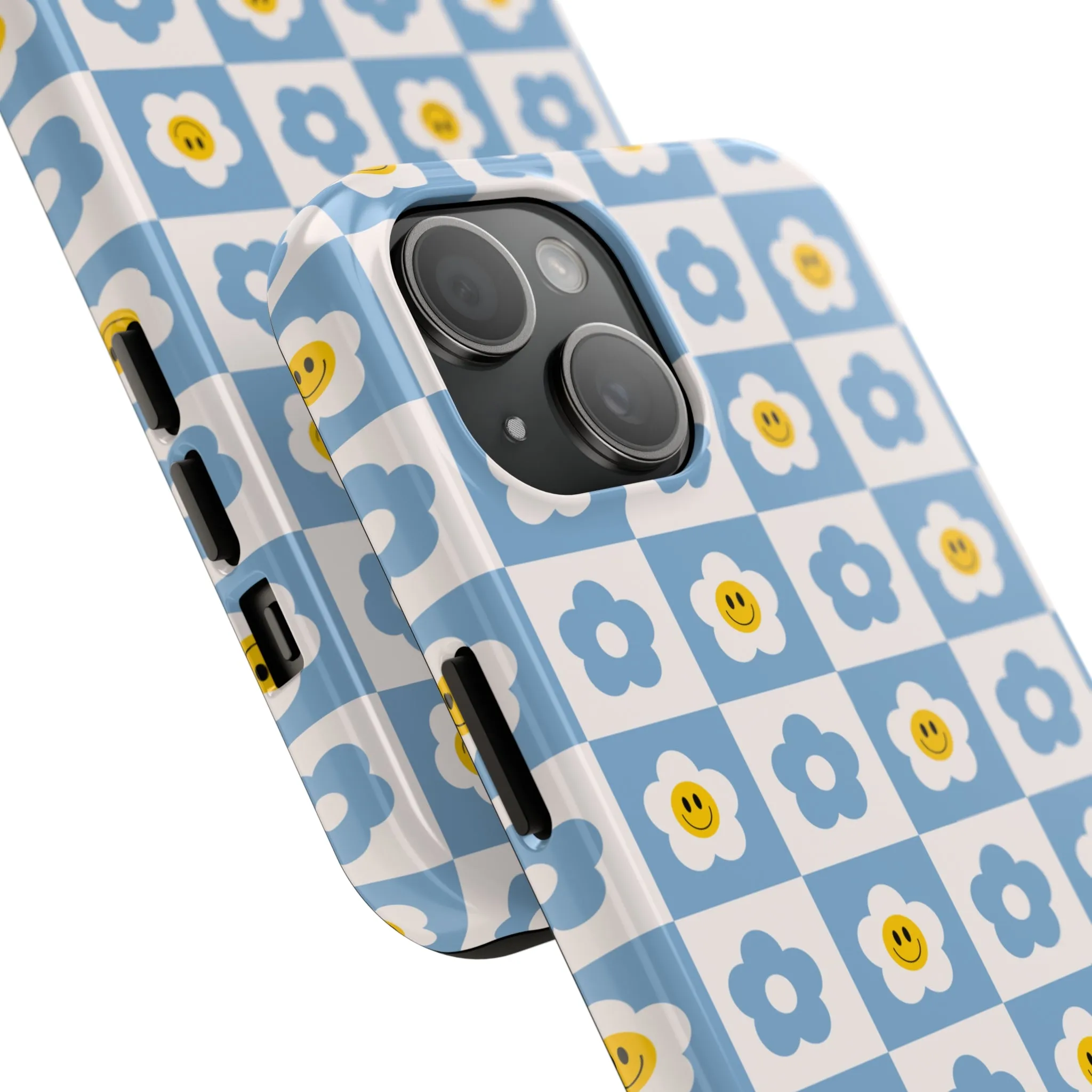 Happy Daisies | Checkered Flower Case