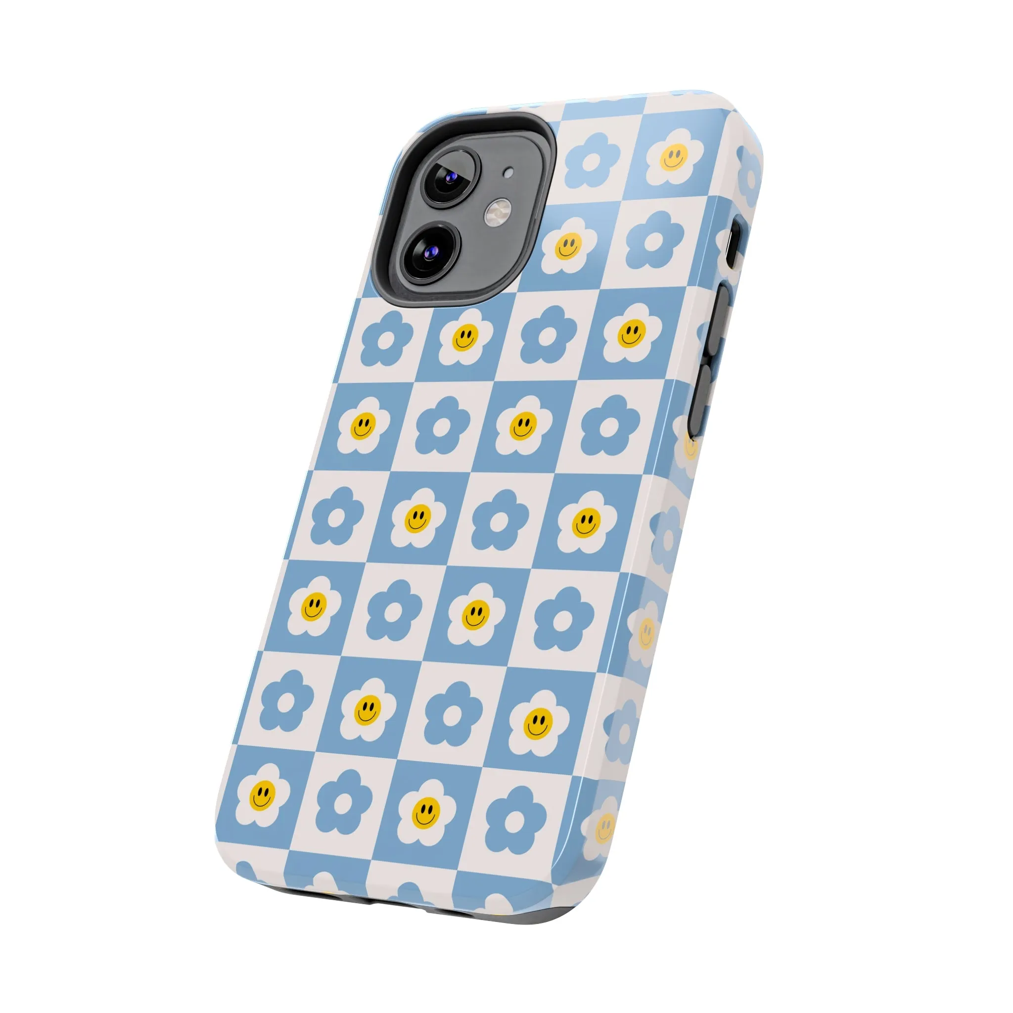 Happy Daisies | Checkered Flower Case