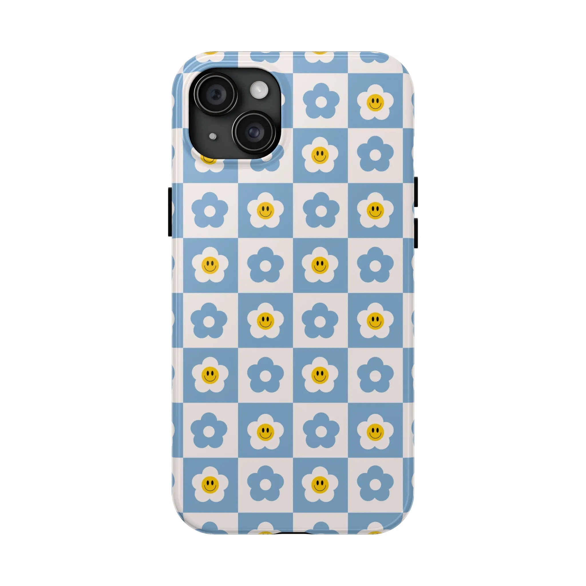 Happy Daisies | Checkered Flower Case