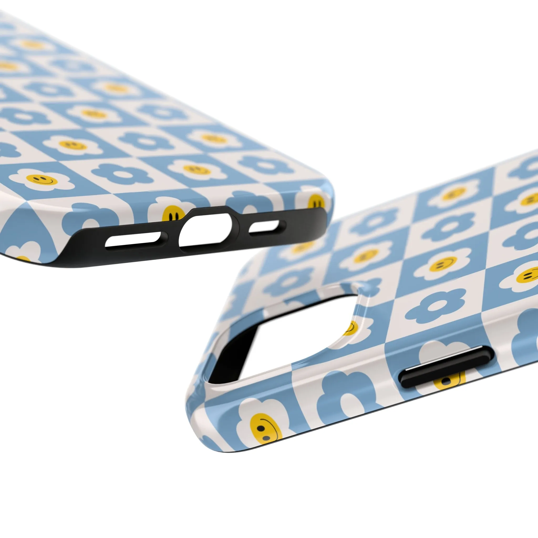 Happy Daisies | Checkered Flower Case