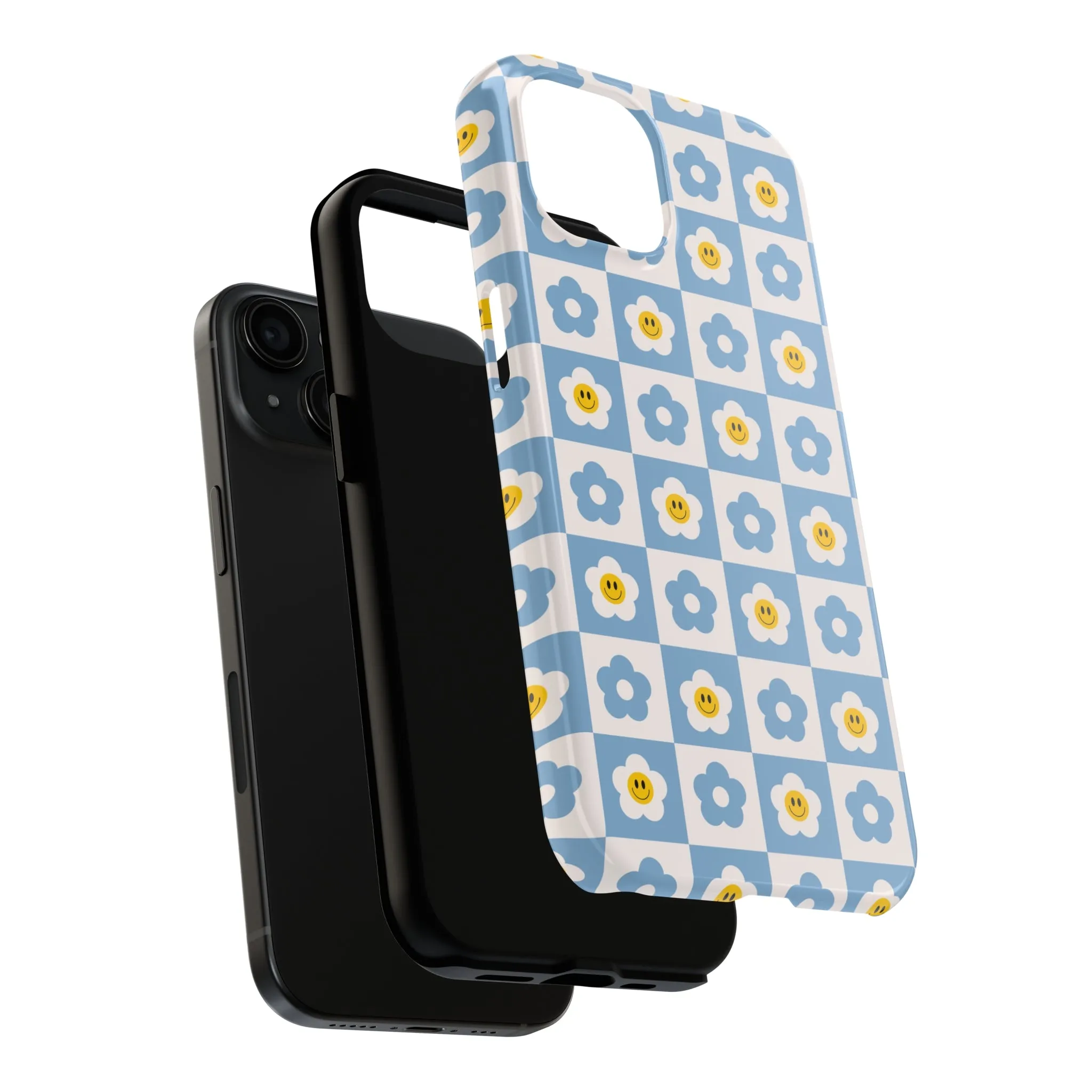 Happy Daisies | Checkered Flower Case
