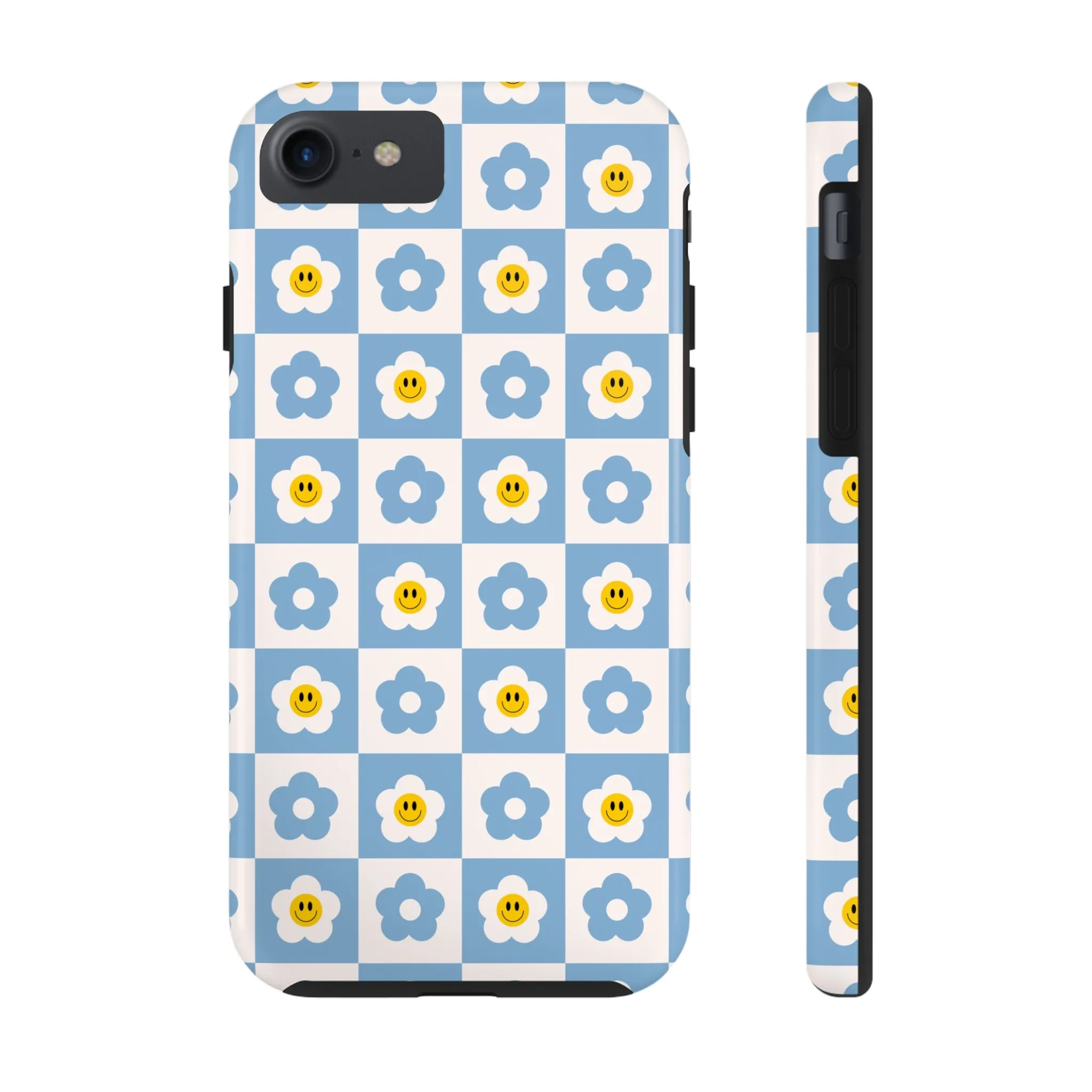 Happy Daisies | Checkered Flower Case