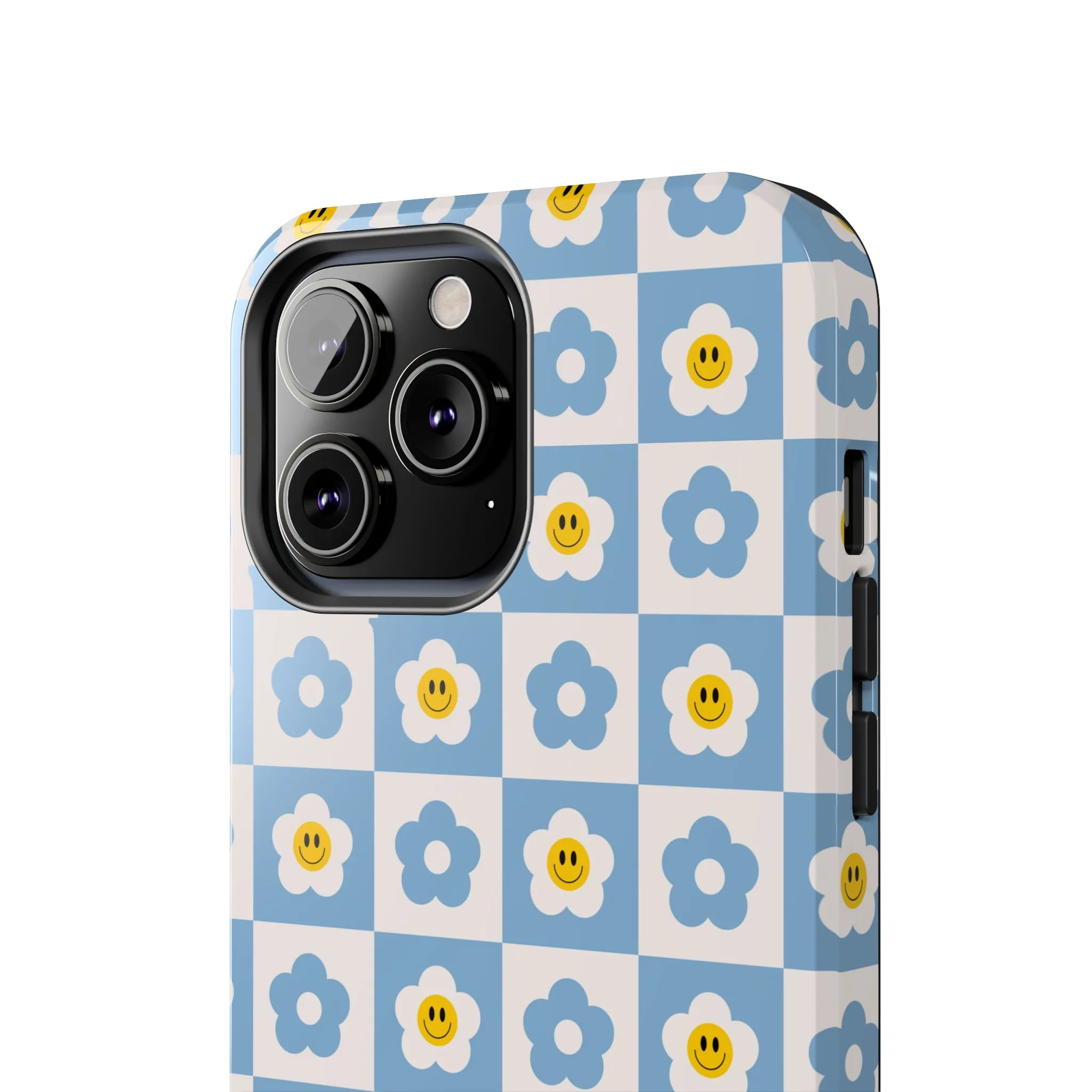 Happy Daisies | Checkered Flower Case