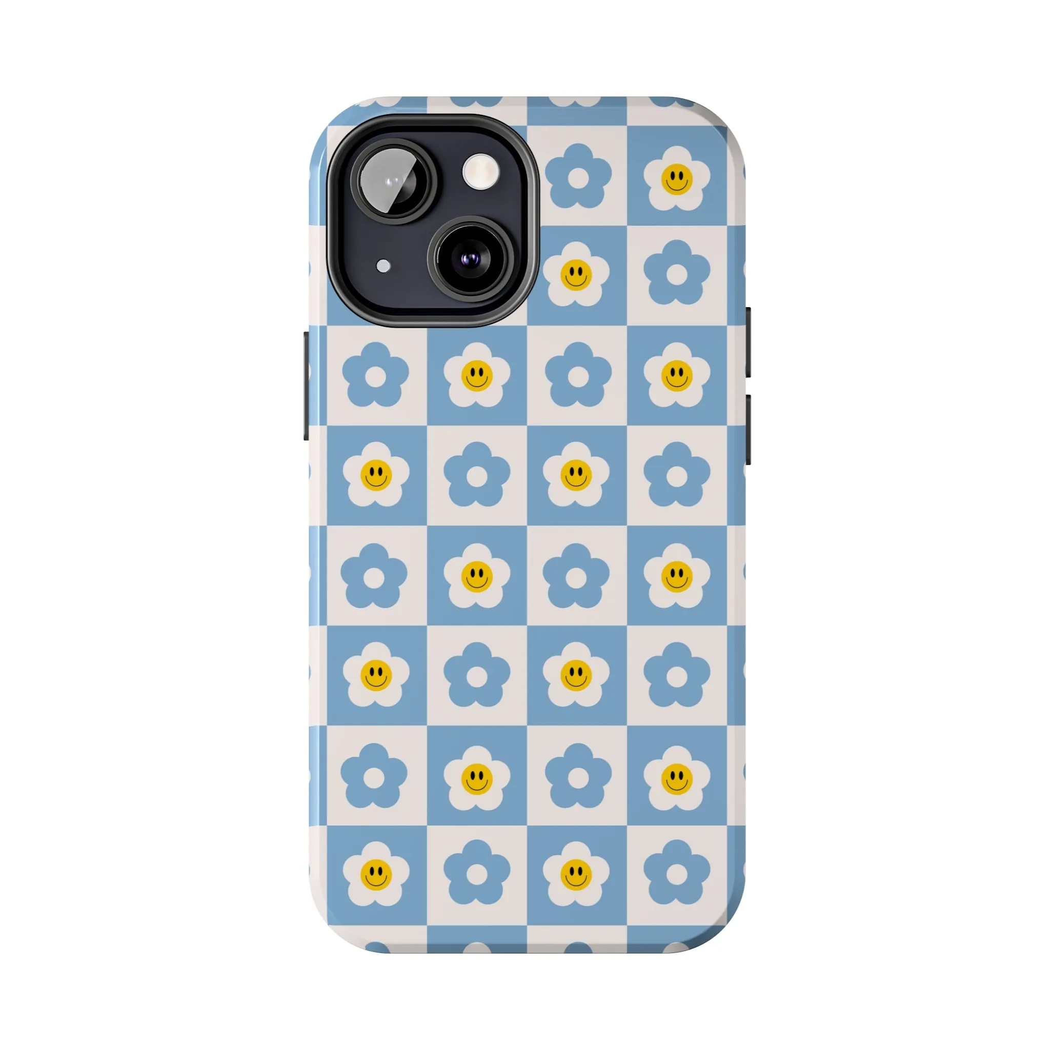 Happy Daisies | Checkered Flower Case