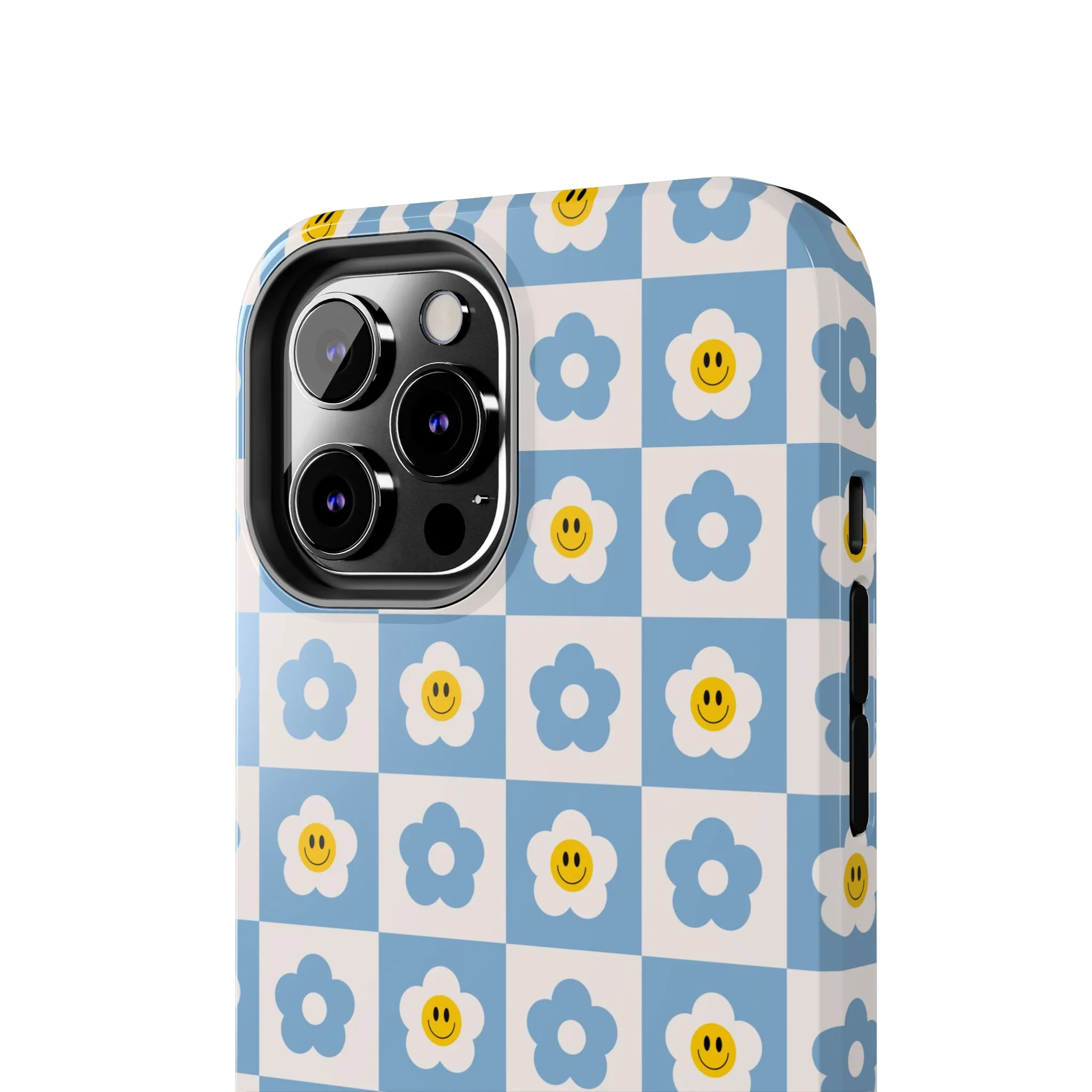 Happy Daisies | Checkered Flower Case