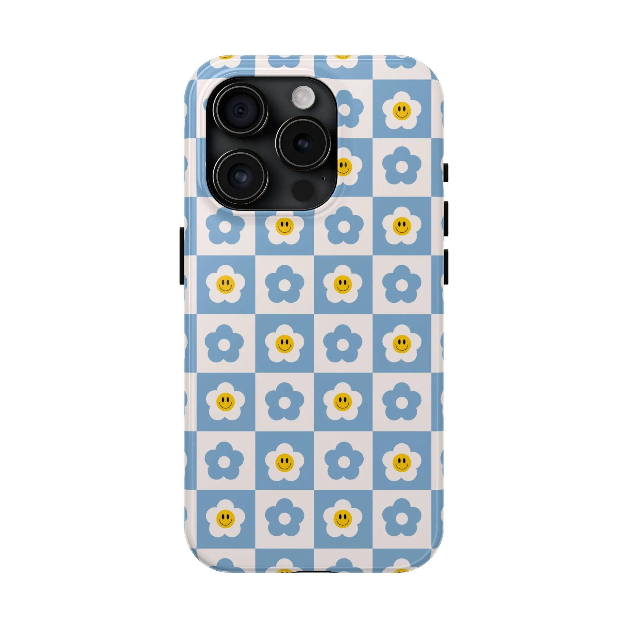 Happy Daisies | Checkered Flower Case