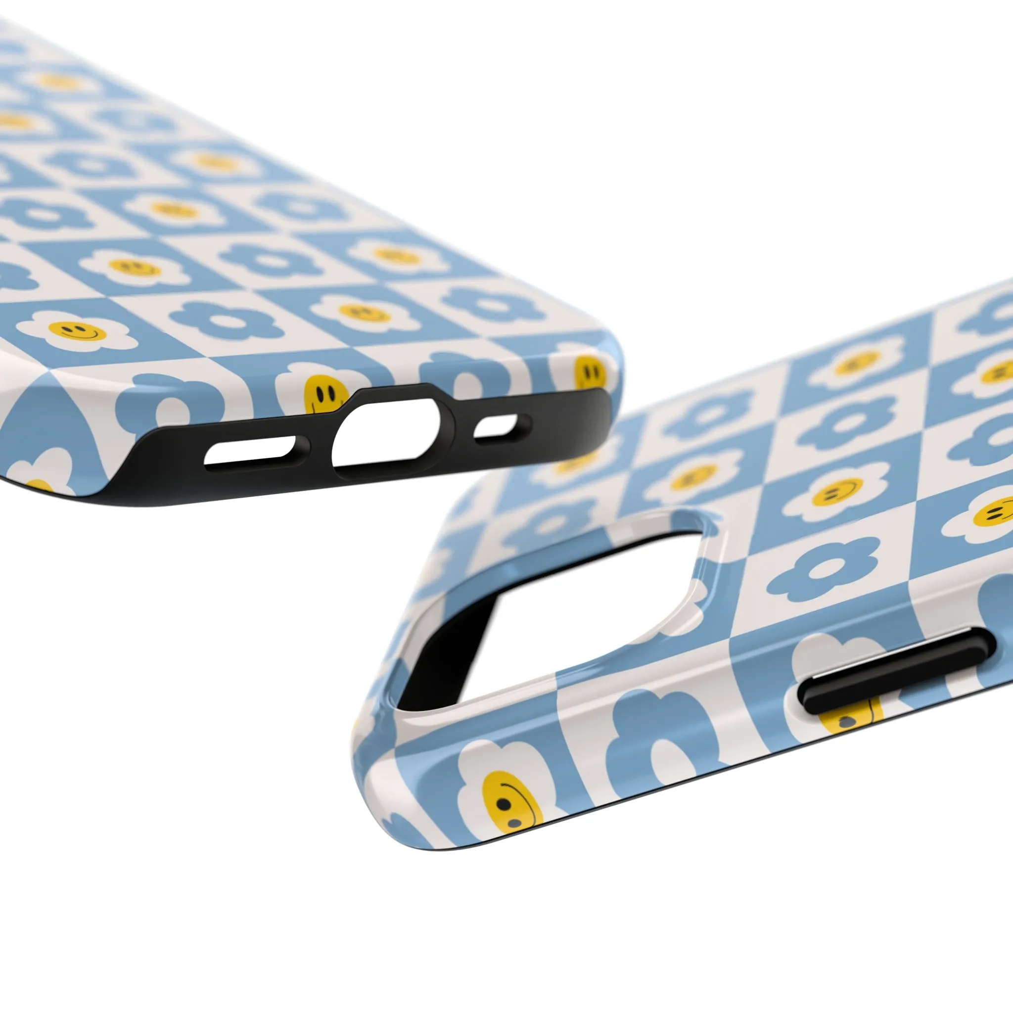 Happy Daisies | Checkered Flower Case