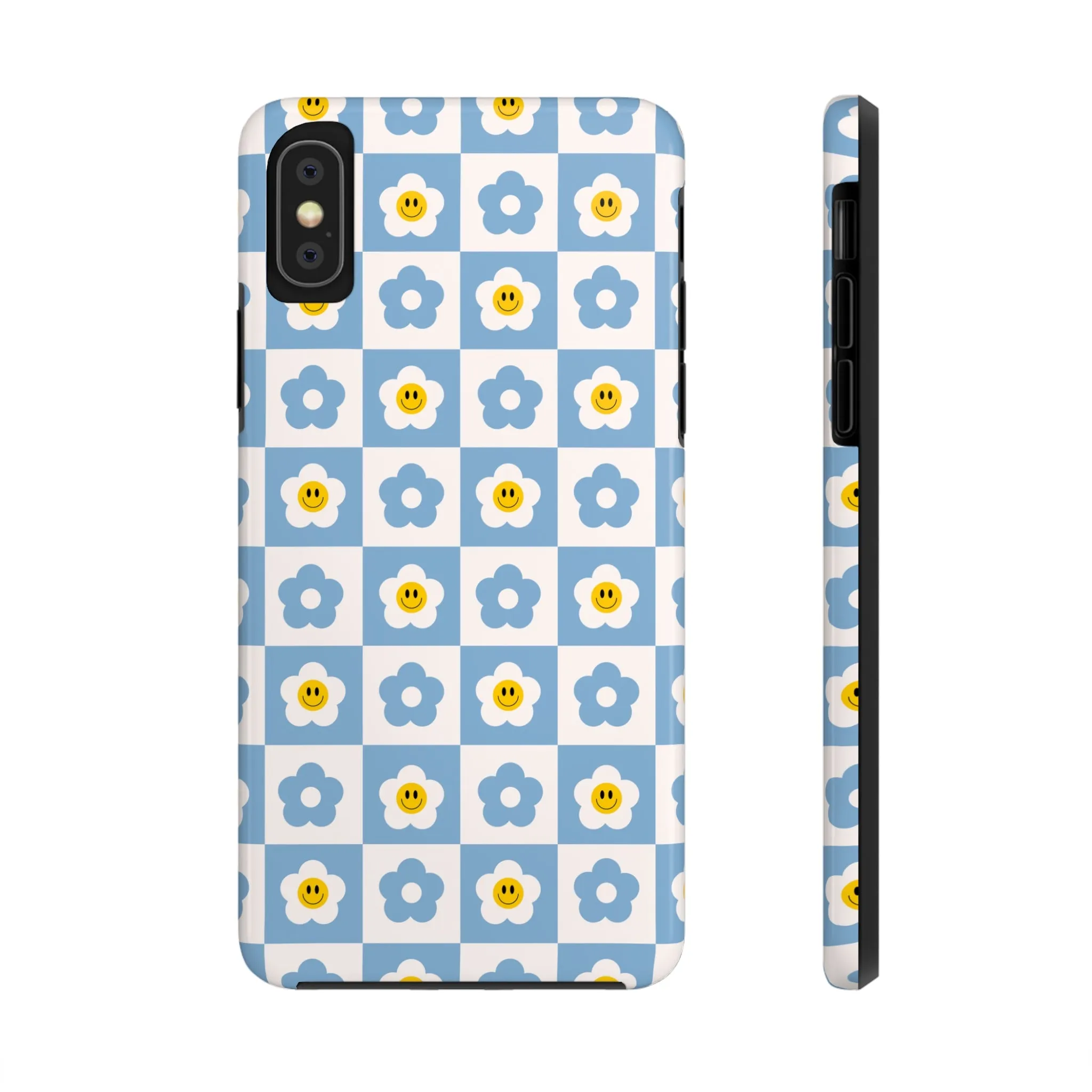 Happy Daisies | Checkered Flower Case