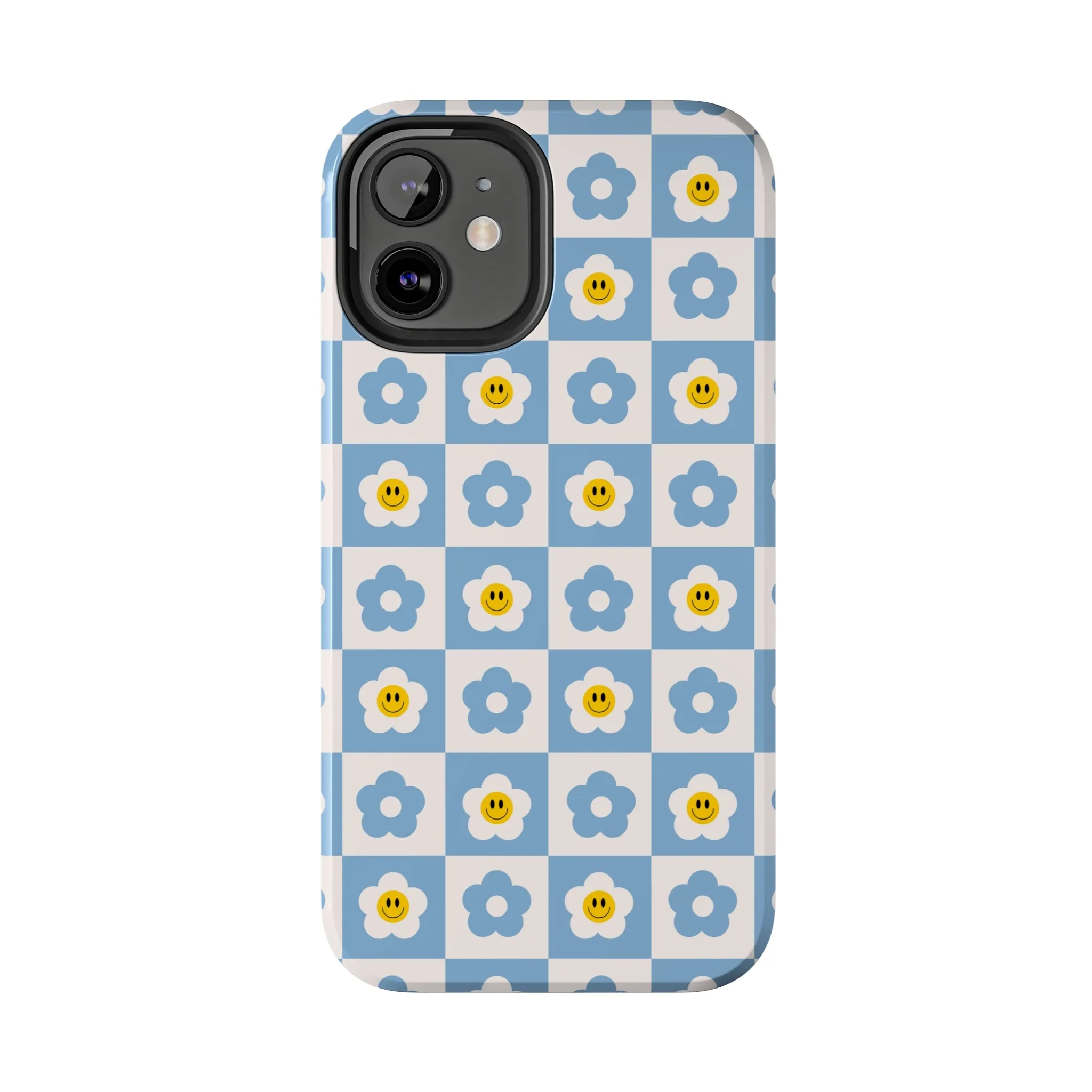 Happy Daisies | Checkered Flower Case
