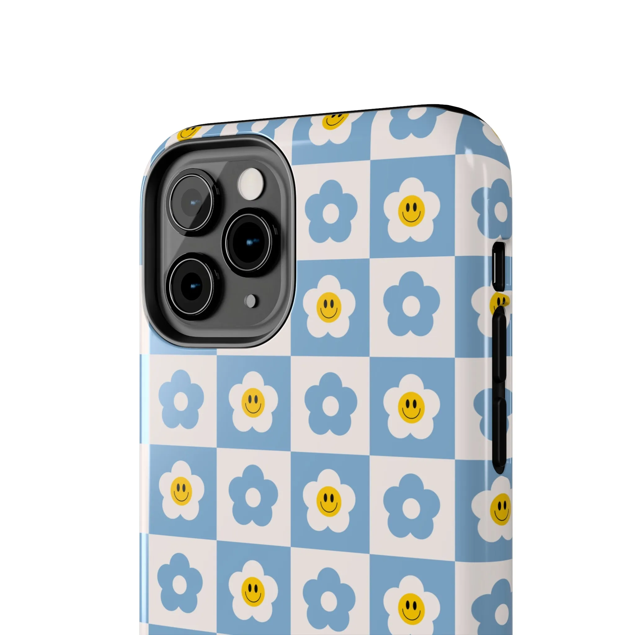 Happy Daisies | Checkered Flower Case